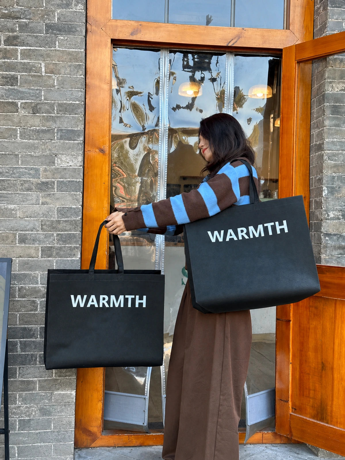Extra-Large Non-Woven Tote Bags — 9 Styles product view 4