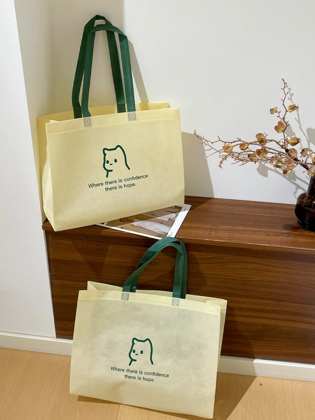 Extra-Large Non-Woven Tote Bags — 9 Styles product view 4