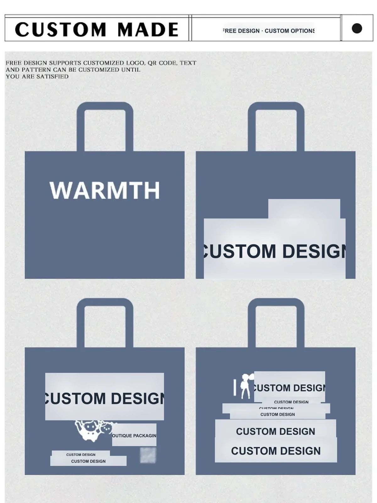 Extra-Large Non-Woven Tote Bags — 9 Styles product view 5