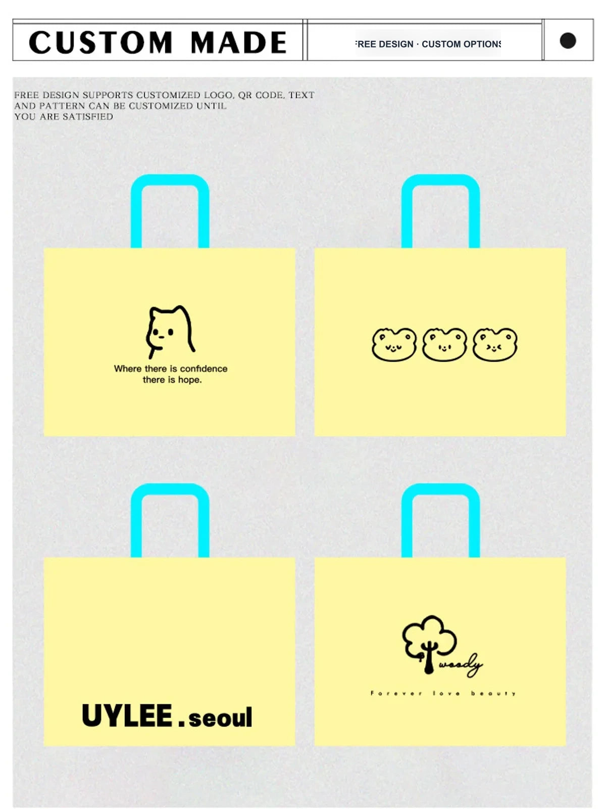 Extra-Large Non-Woven Tote Bags — 9 Styles product view 5