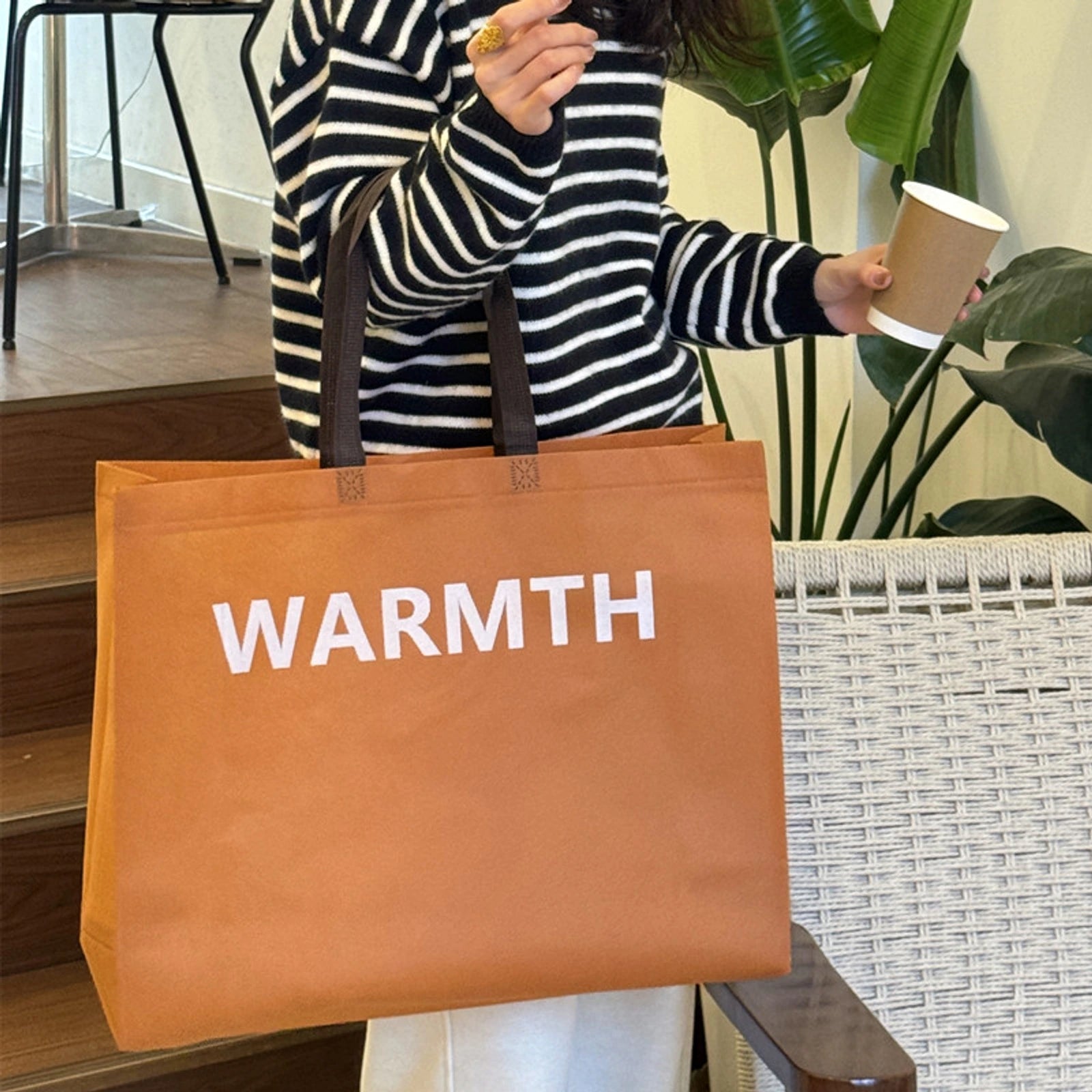 Extra-Large Non-Woven Tote Bags — 9 Styles — CaramelWARM