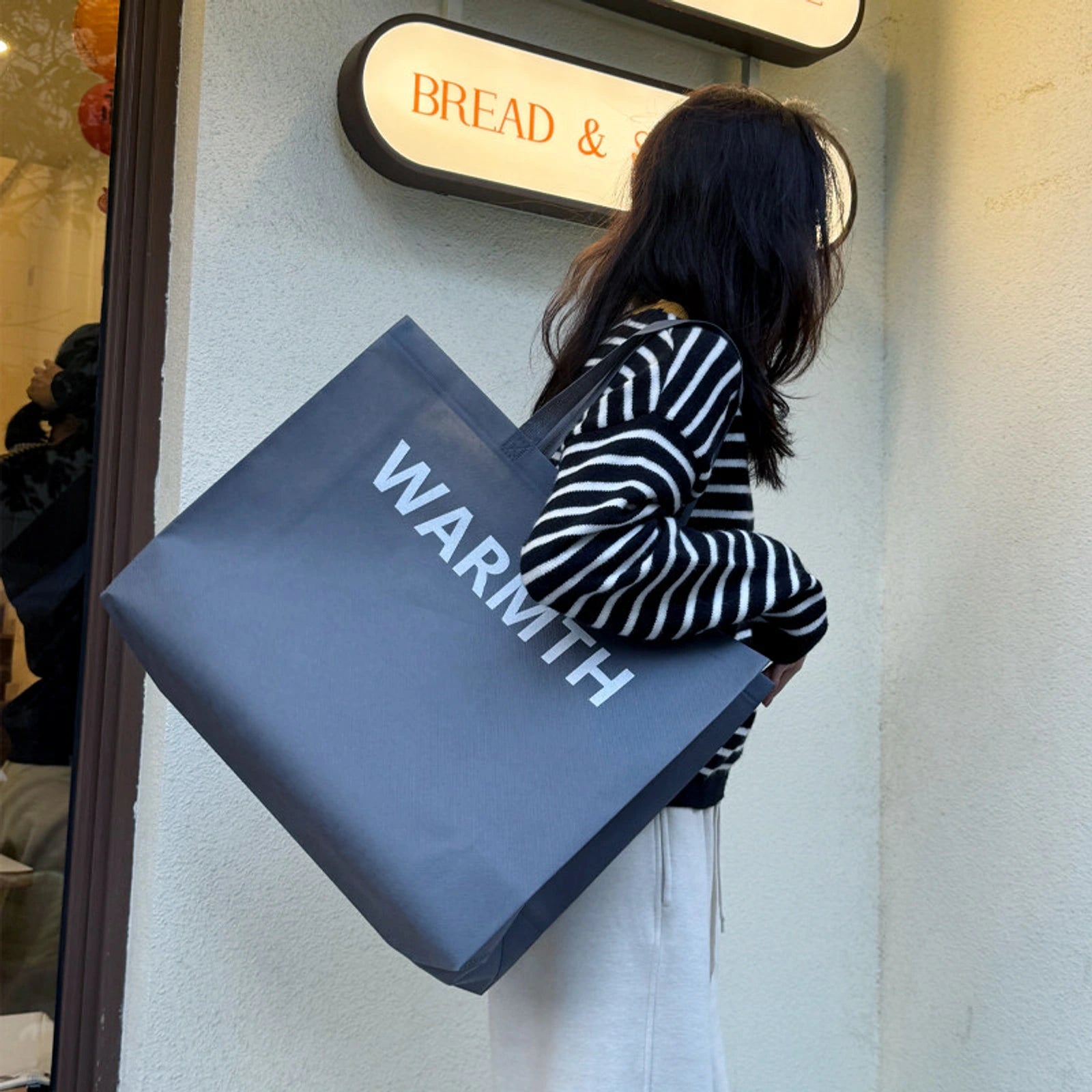 Extra-Large Non-Woven Tote Bags — 9 Styles — GrayWARM