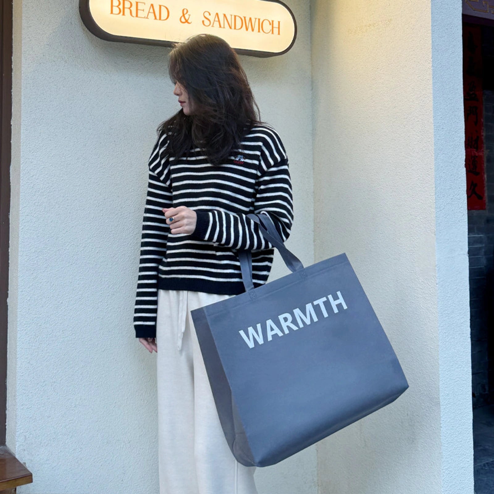 Extra-Large Non-Woven Tote Bags — 9 Styles — GrayWARM