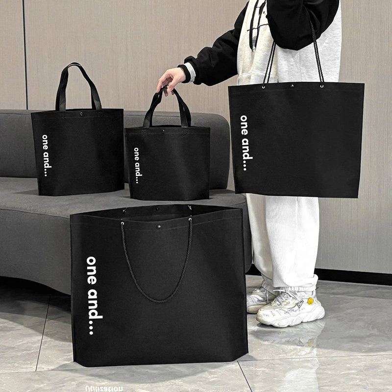 Extra-Large Printed Non-Woven Tote Bags product view 3