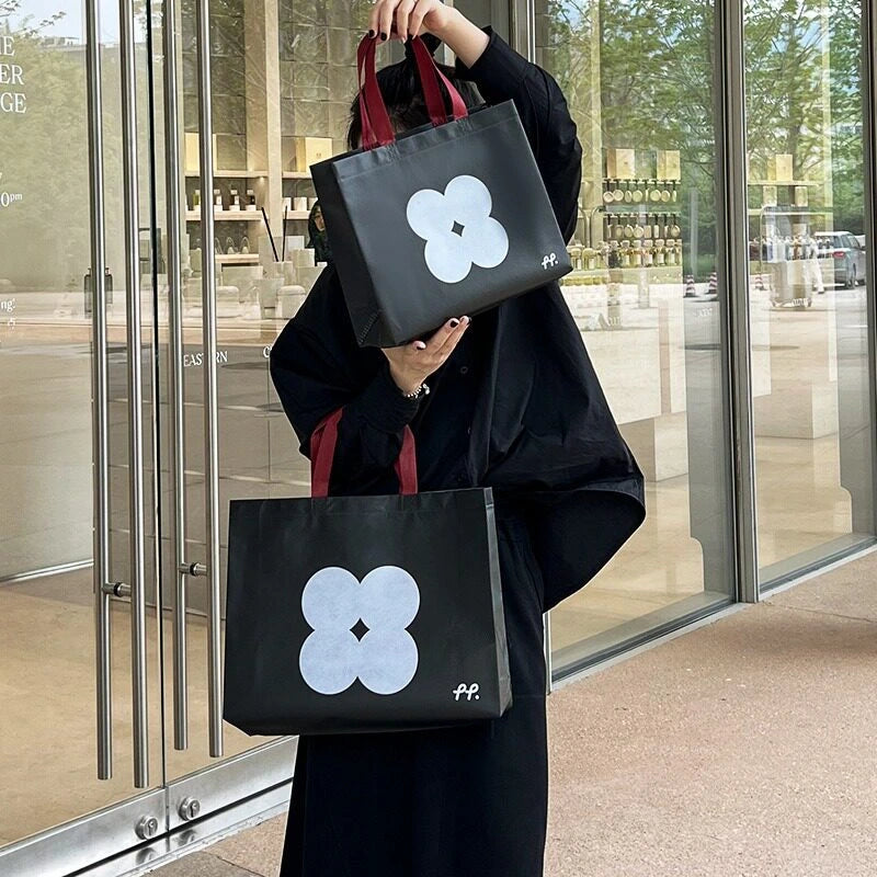 Floral Printed Non-Woven Tote Bags product view 4