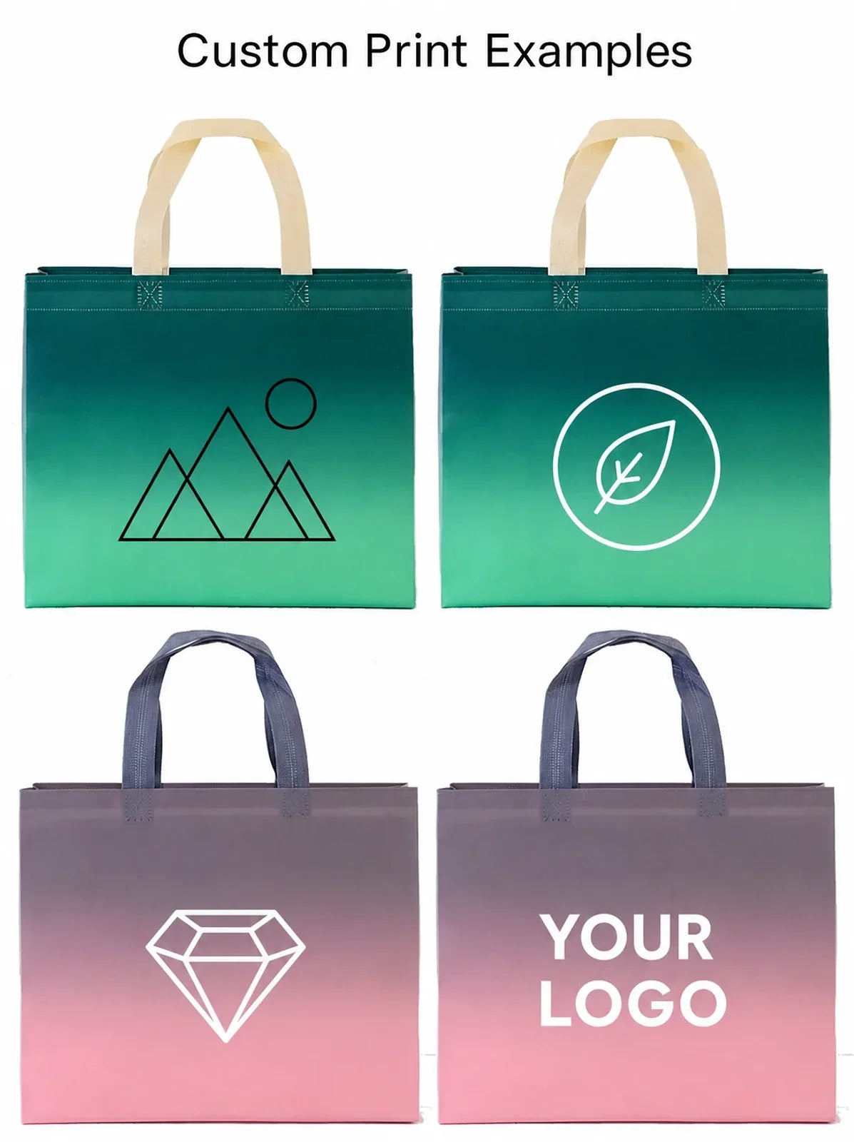 Gradient Laminated Non-Woven Tote Bags product view 4