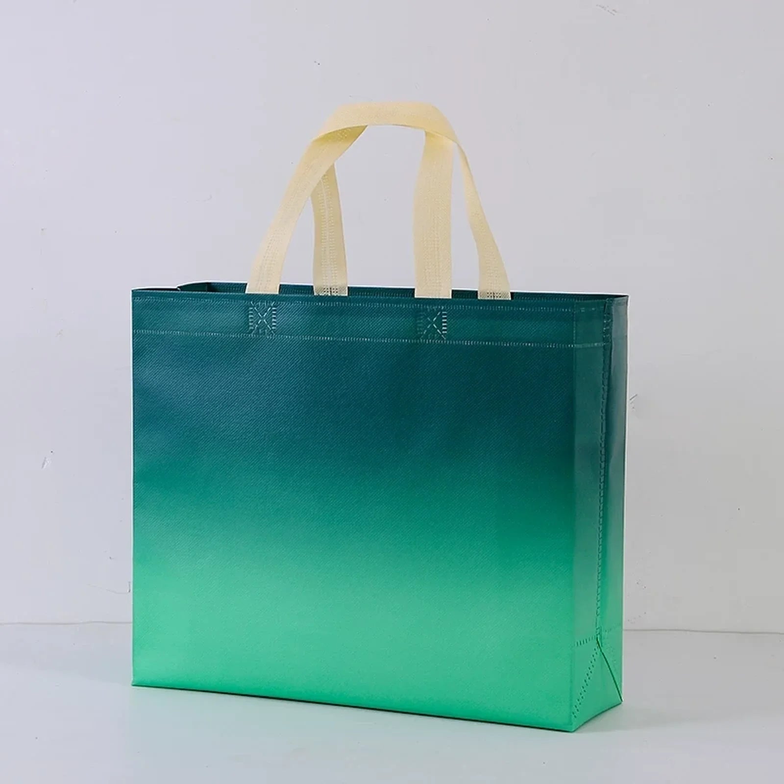 Gradient Laminated Non-Woven Tote Bags — Gradient Green
