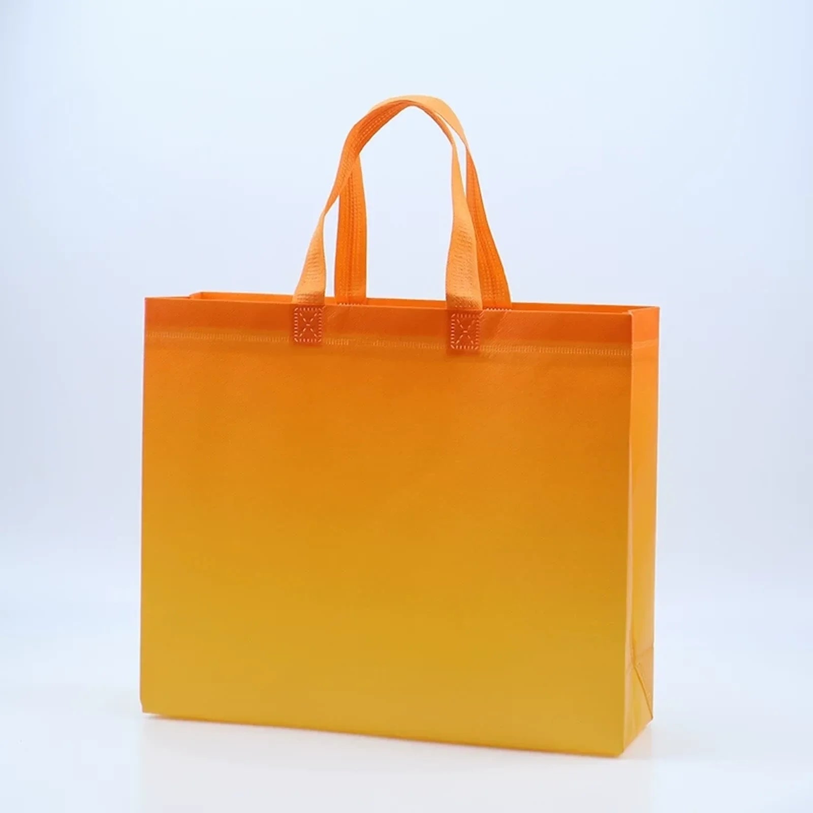 Gradient Laminated Non-Woven Tote Bags — Gradient Orange