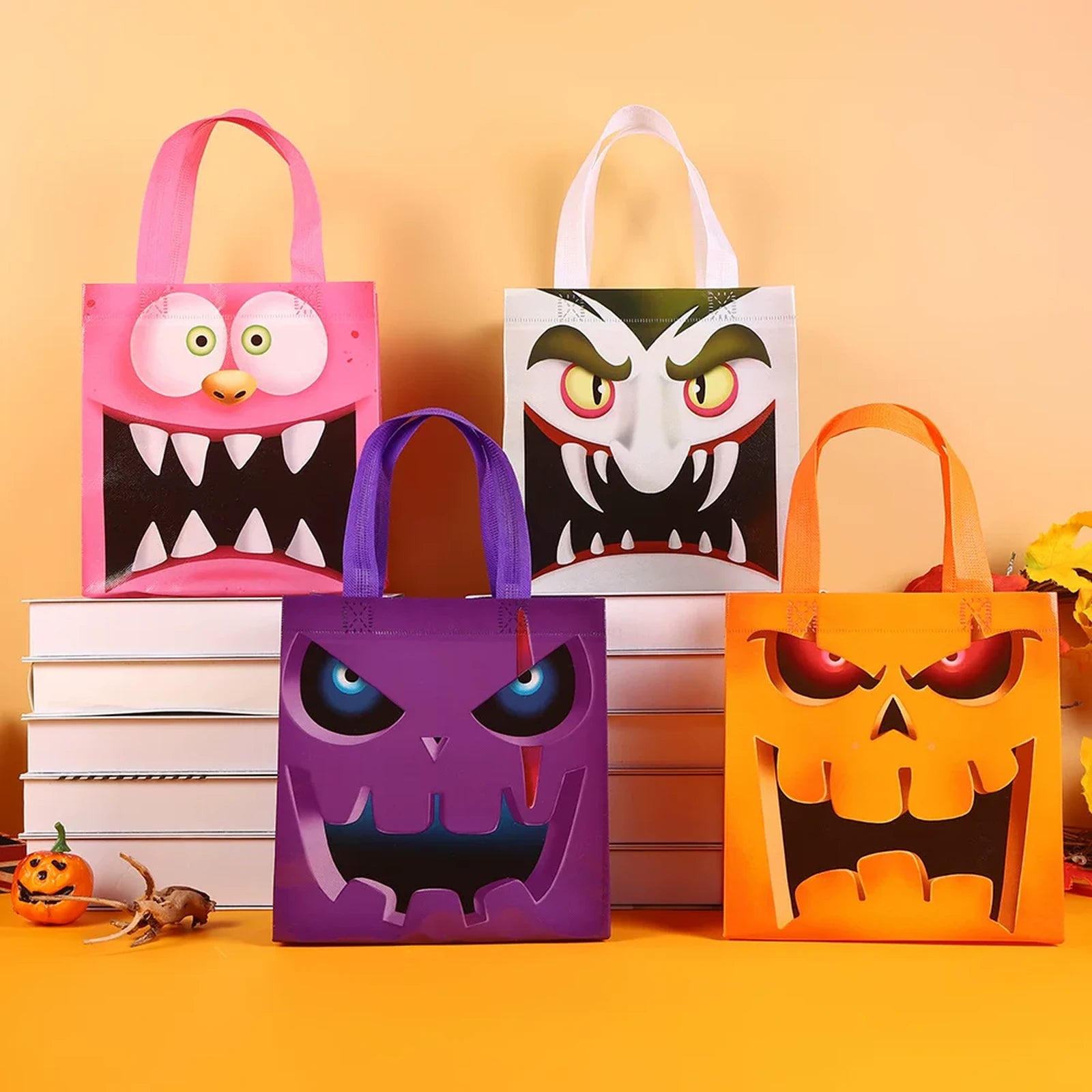 Non-Woven Halloween Gift Bags with Carry Handles