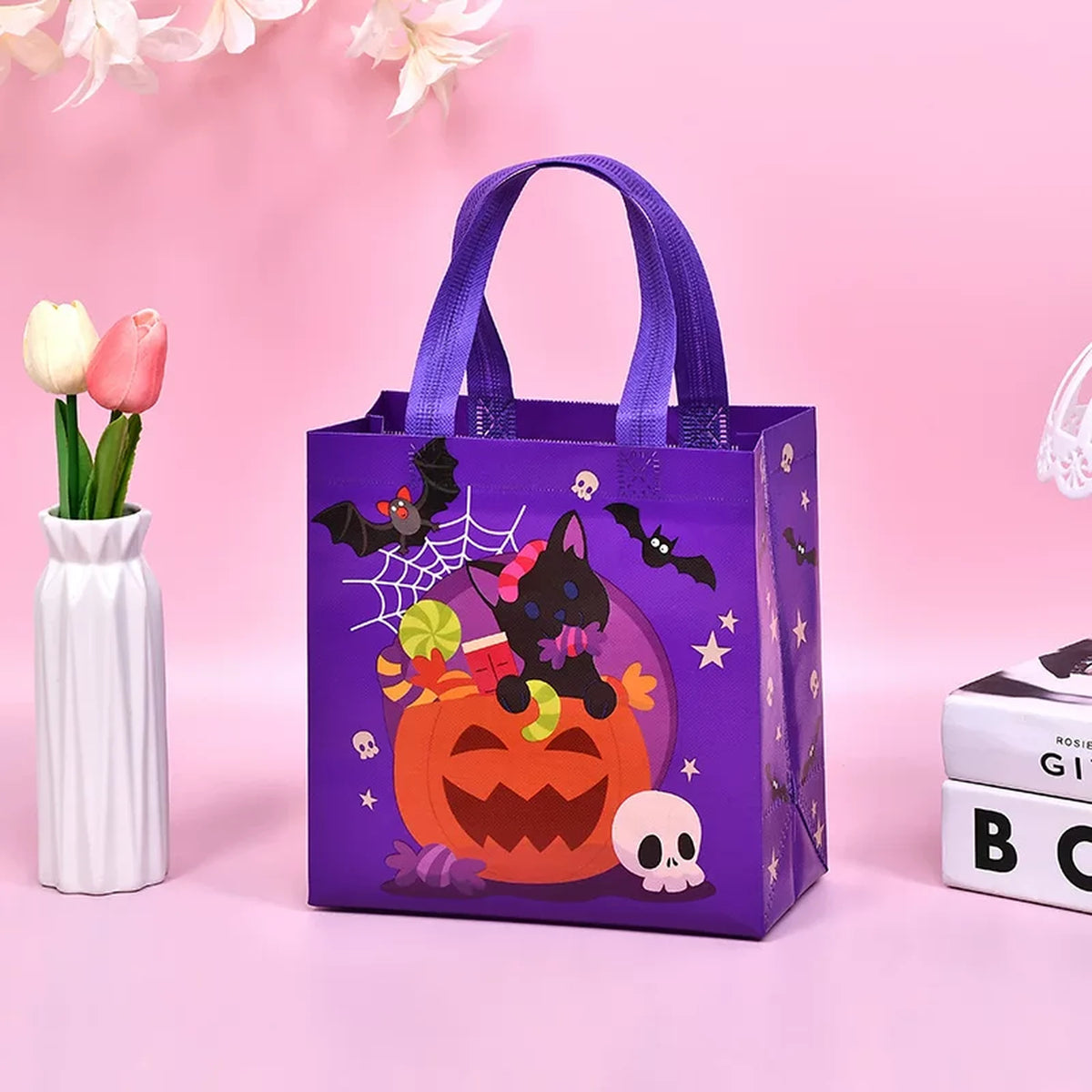 Non-Woven Halloween Gift Bags with Carry Handles – product variant