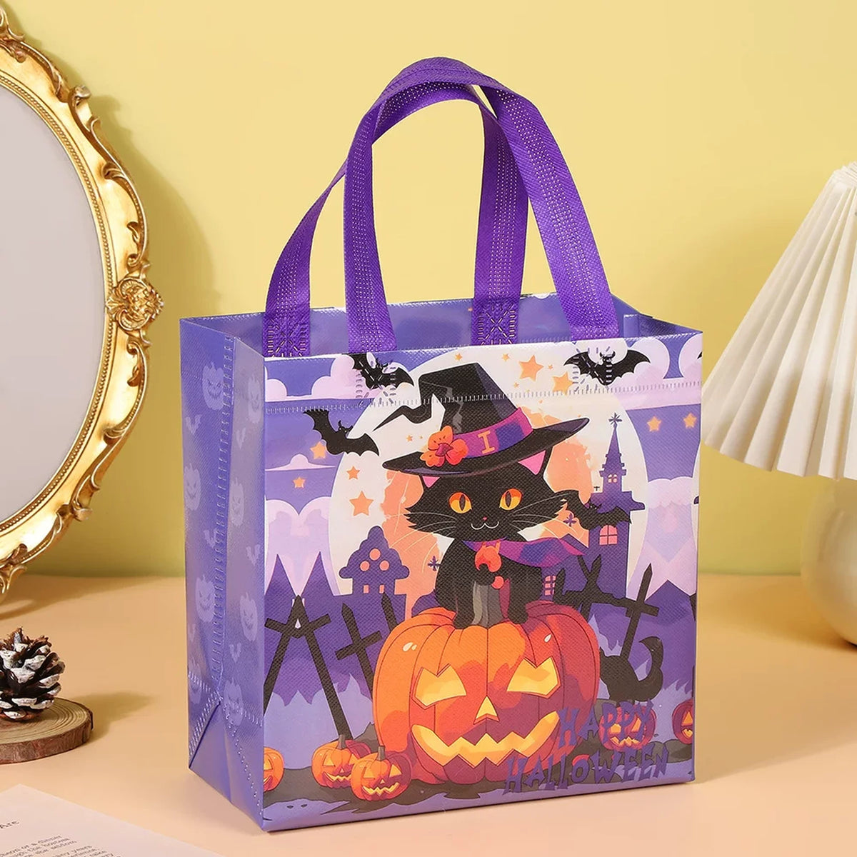 Non-Woven Halloween Gift Bags with Carry Handles – product variant