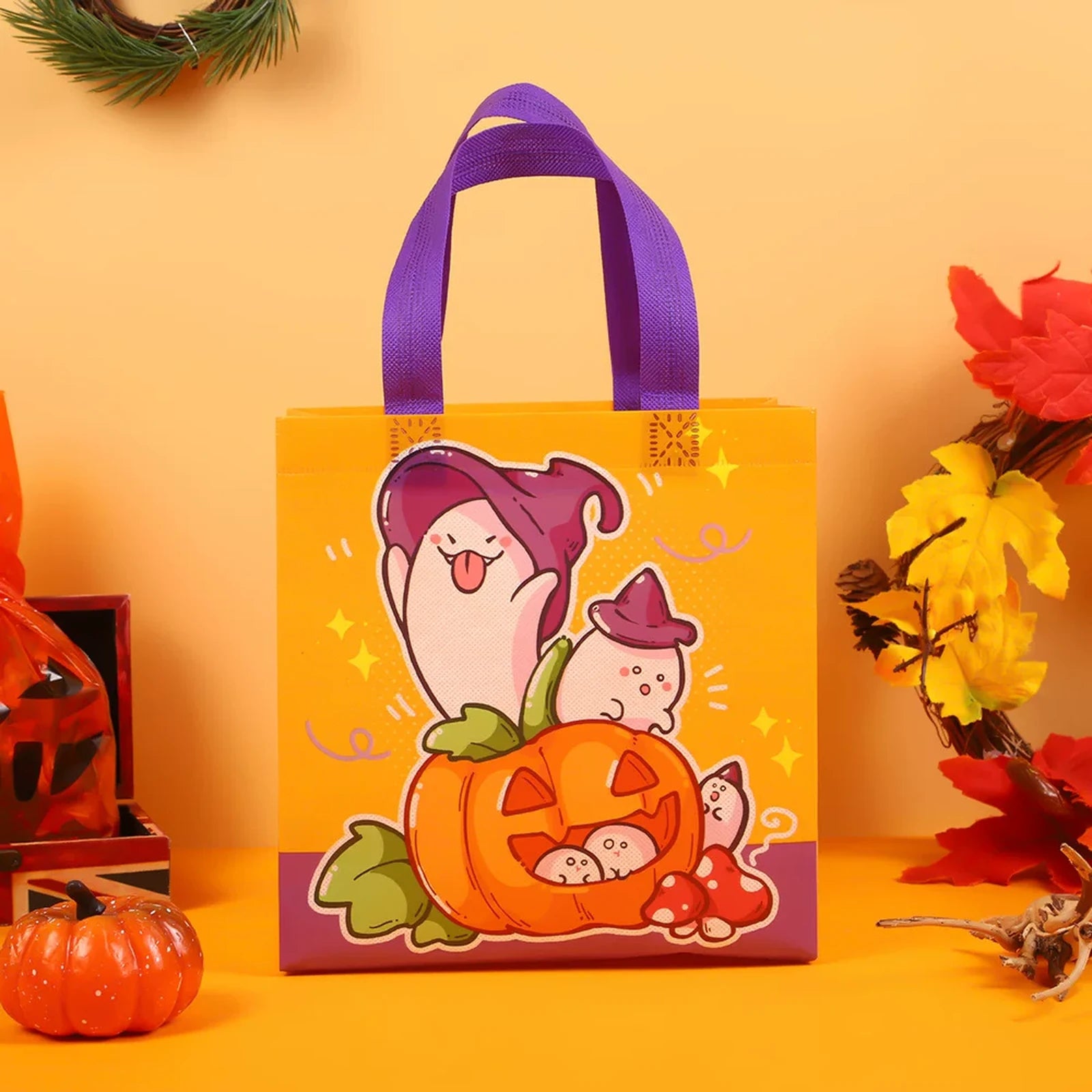 Non-Woven Halloween Gift Bags with Carry Handles – product variant
