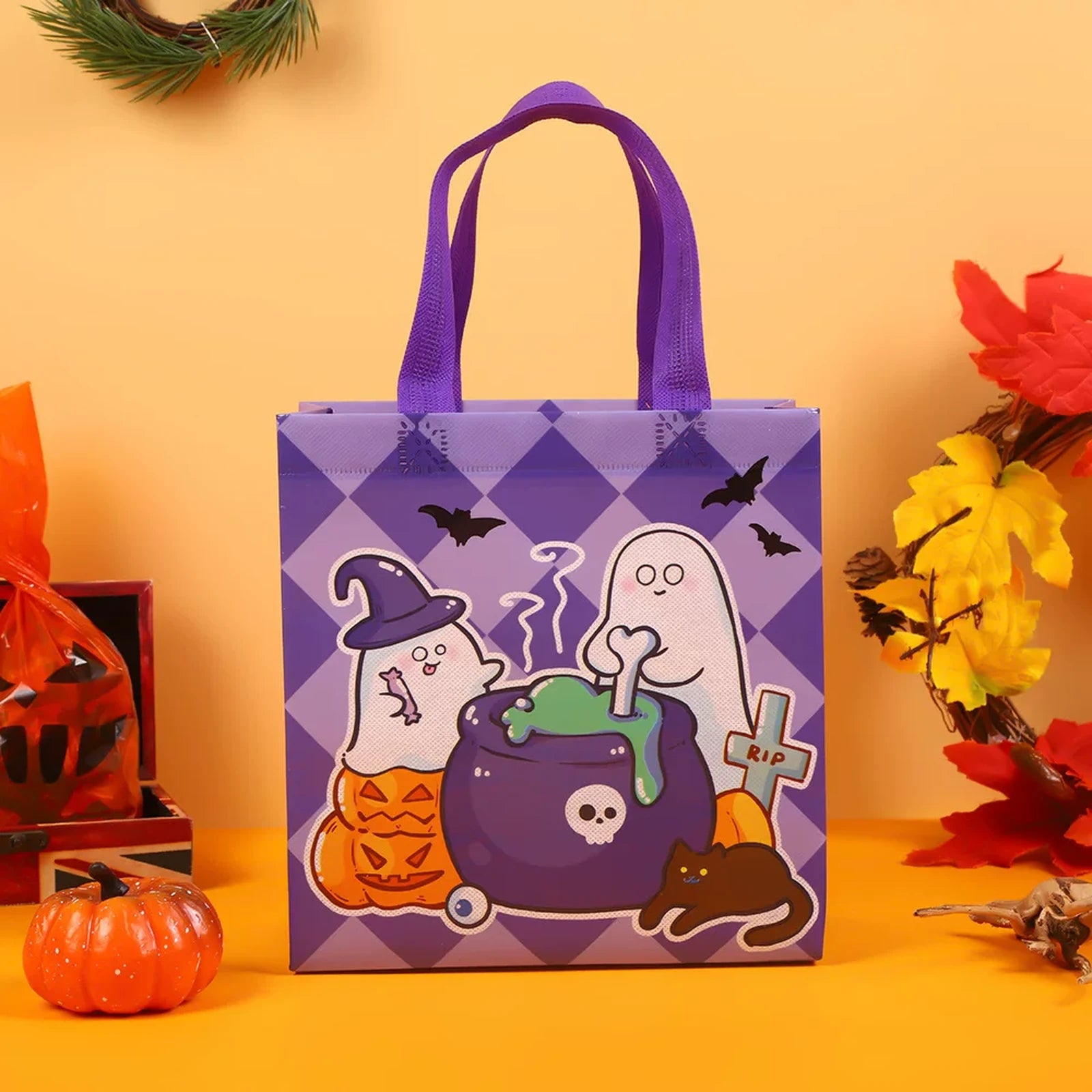 Non-Woven Halloween Gift Bags with Carry Handles – product variant