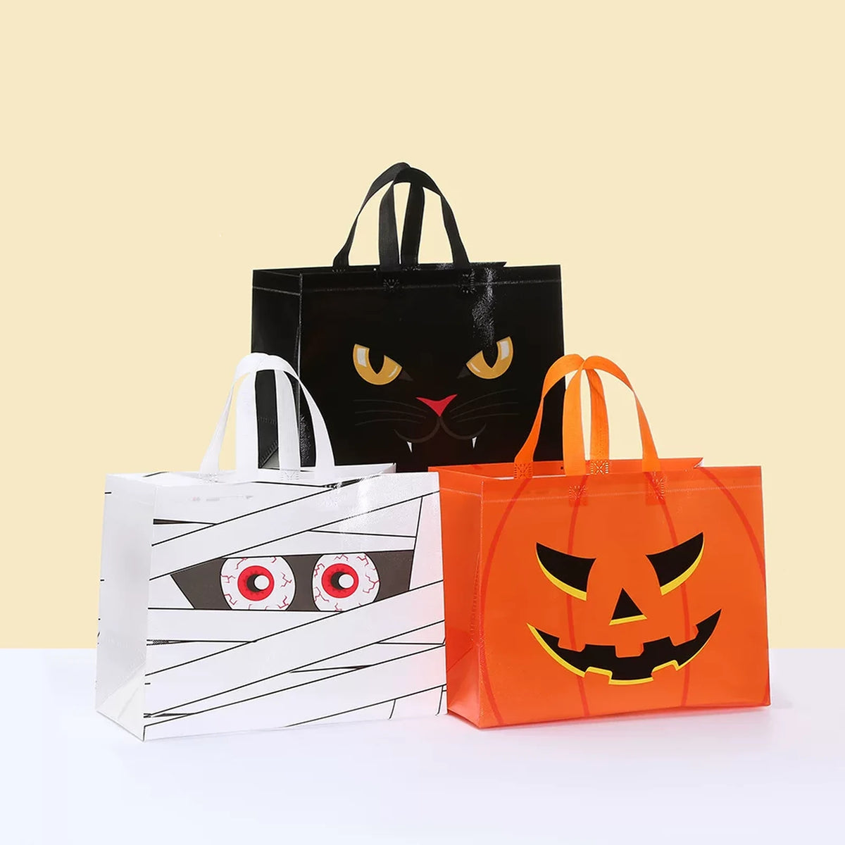 Extra-Large Horizontal Halloween Gift Bags with Handles