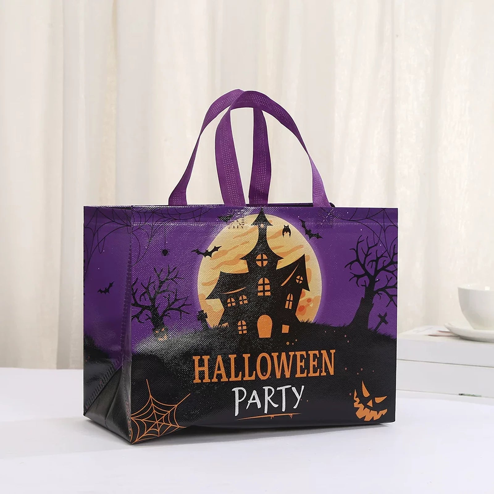 Extra-Large Horizontal Halloween Gift Bags with Handles