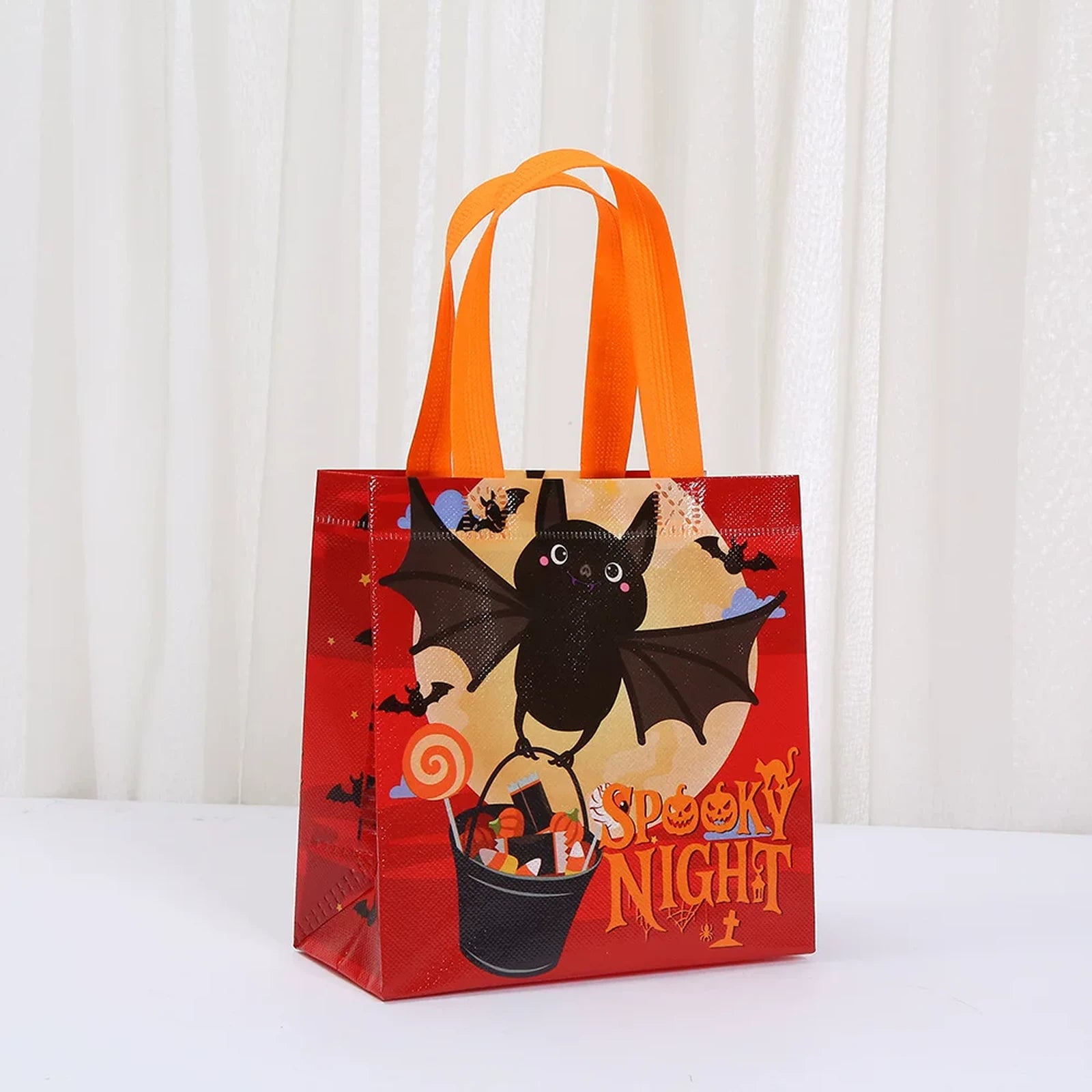 Portable Non-Woven Halloween Gift Bags with Handles