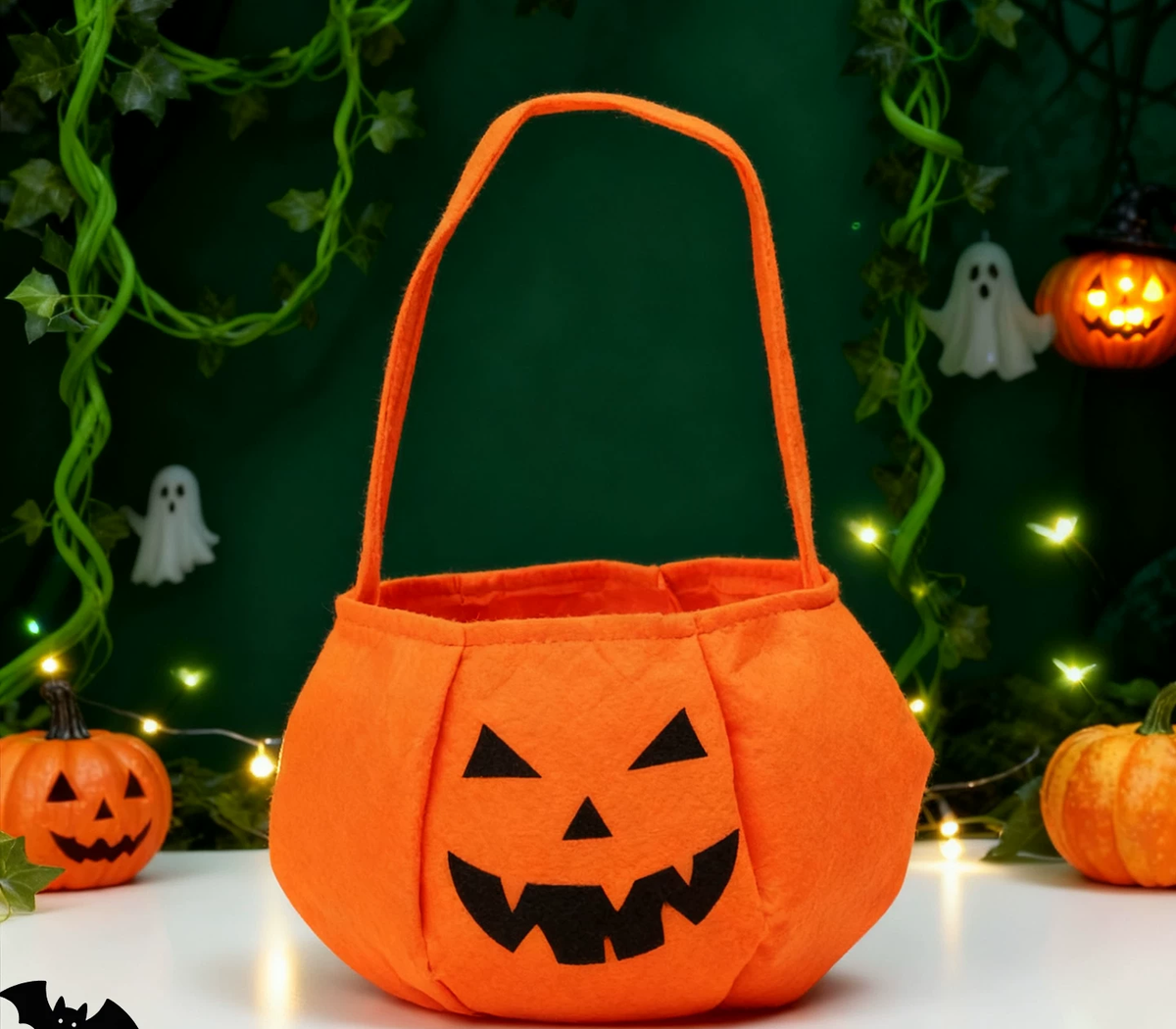 Pumpkin bag design 01 non-woven Halloween trick-or-treat bag