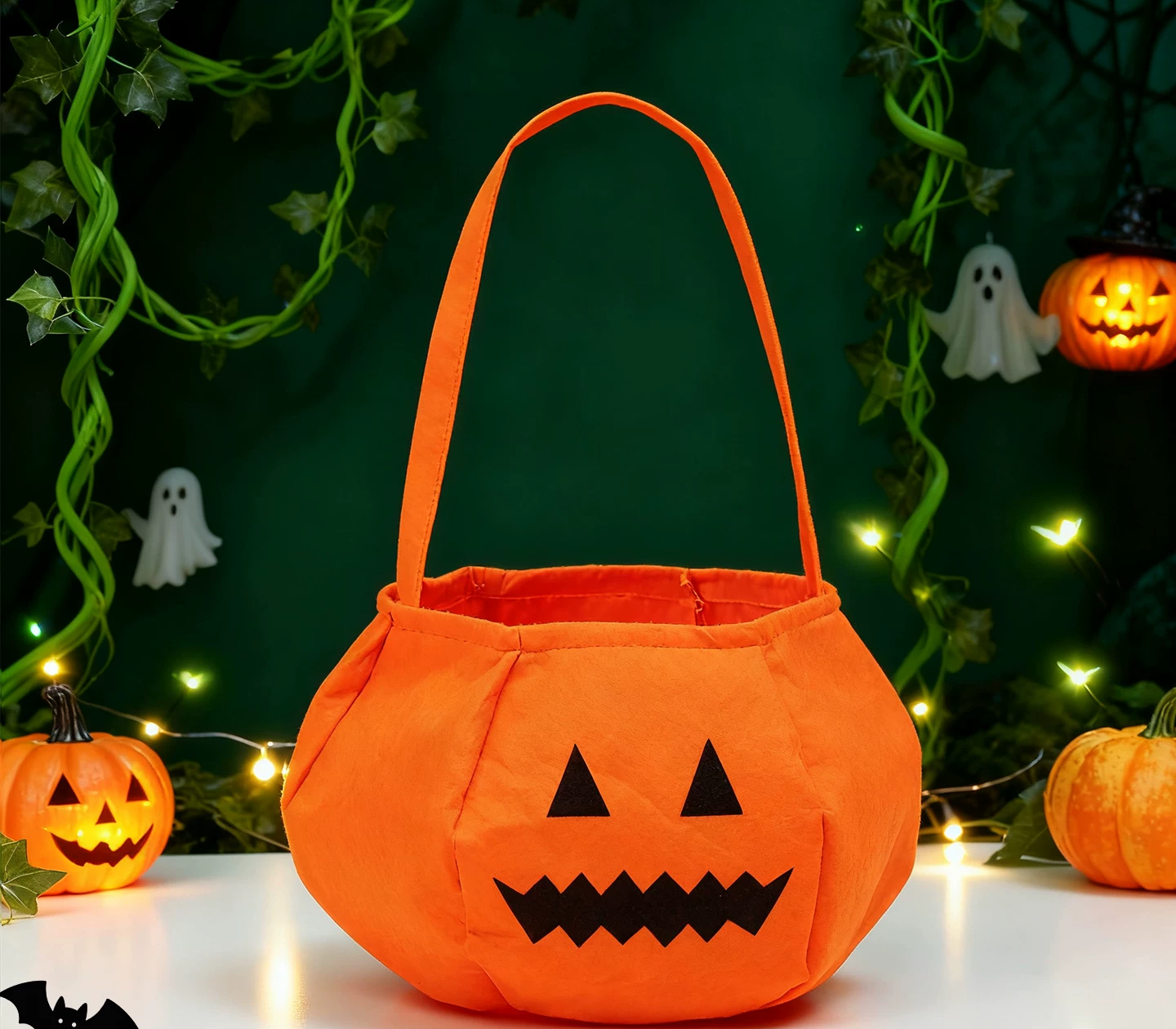 Pumpkin bag design 04 non-woven Halloween trick-or-treat bag