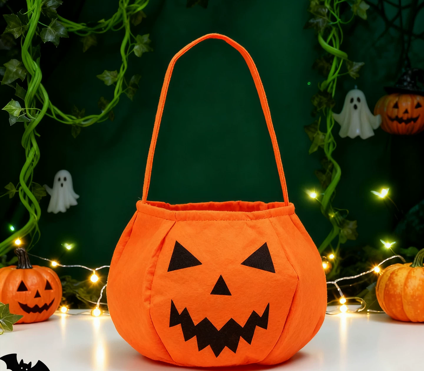 Pumpkin bag design 05 non-woven Halloween trick-or-treat bag