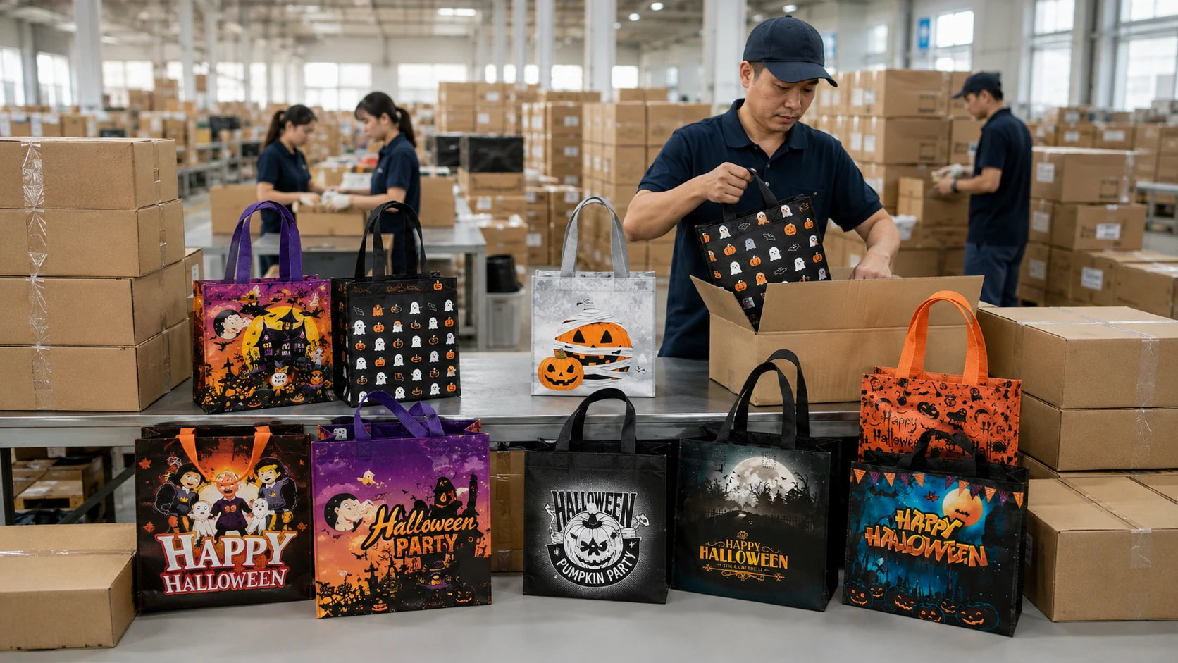 Custom tote bag manufacturing by ToteBag-Factory