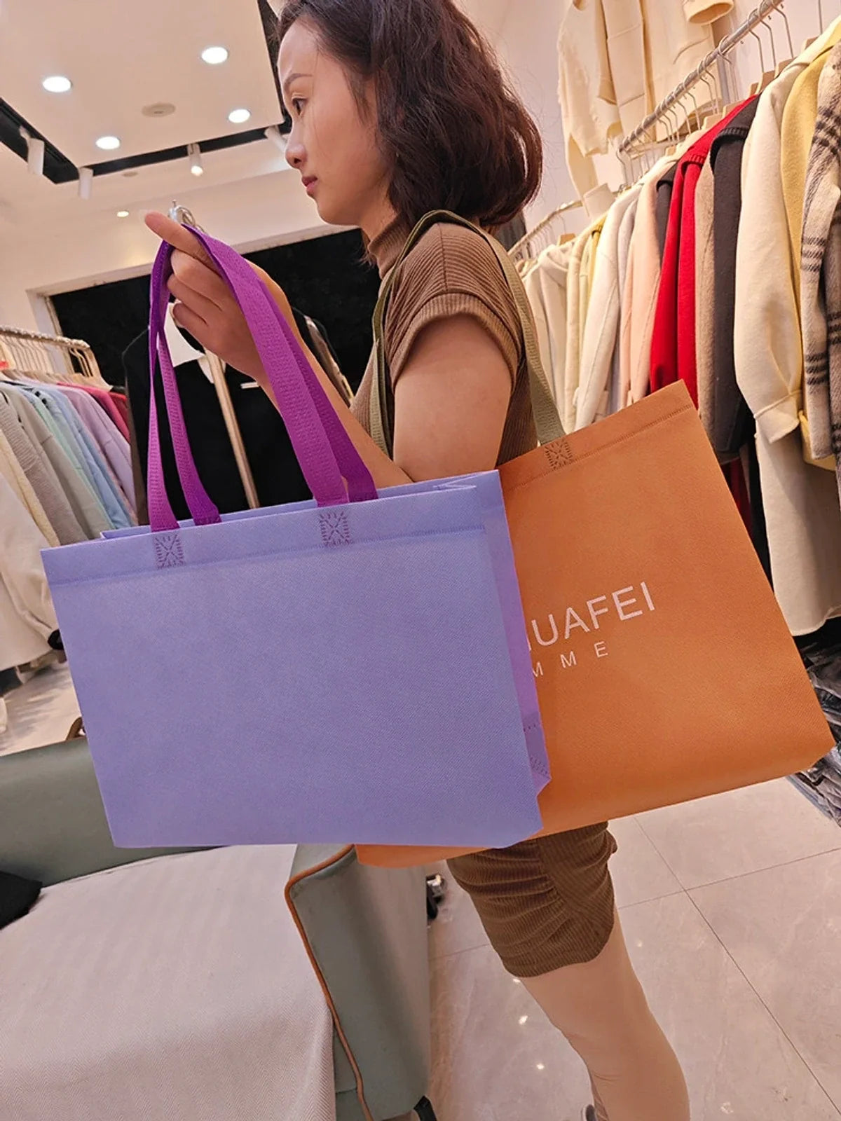 Heavy-Duty Non-Woven Tote Bags — 6 Color Options product view 1