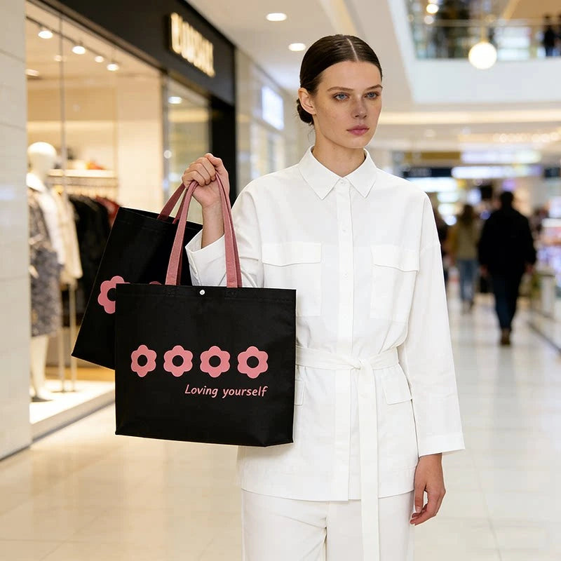 Heavy-Duty Printed Non-Woven Tote Bags — 16 Styles product view 2