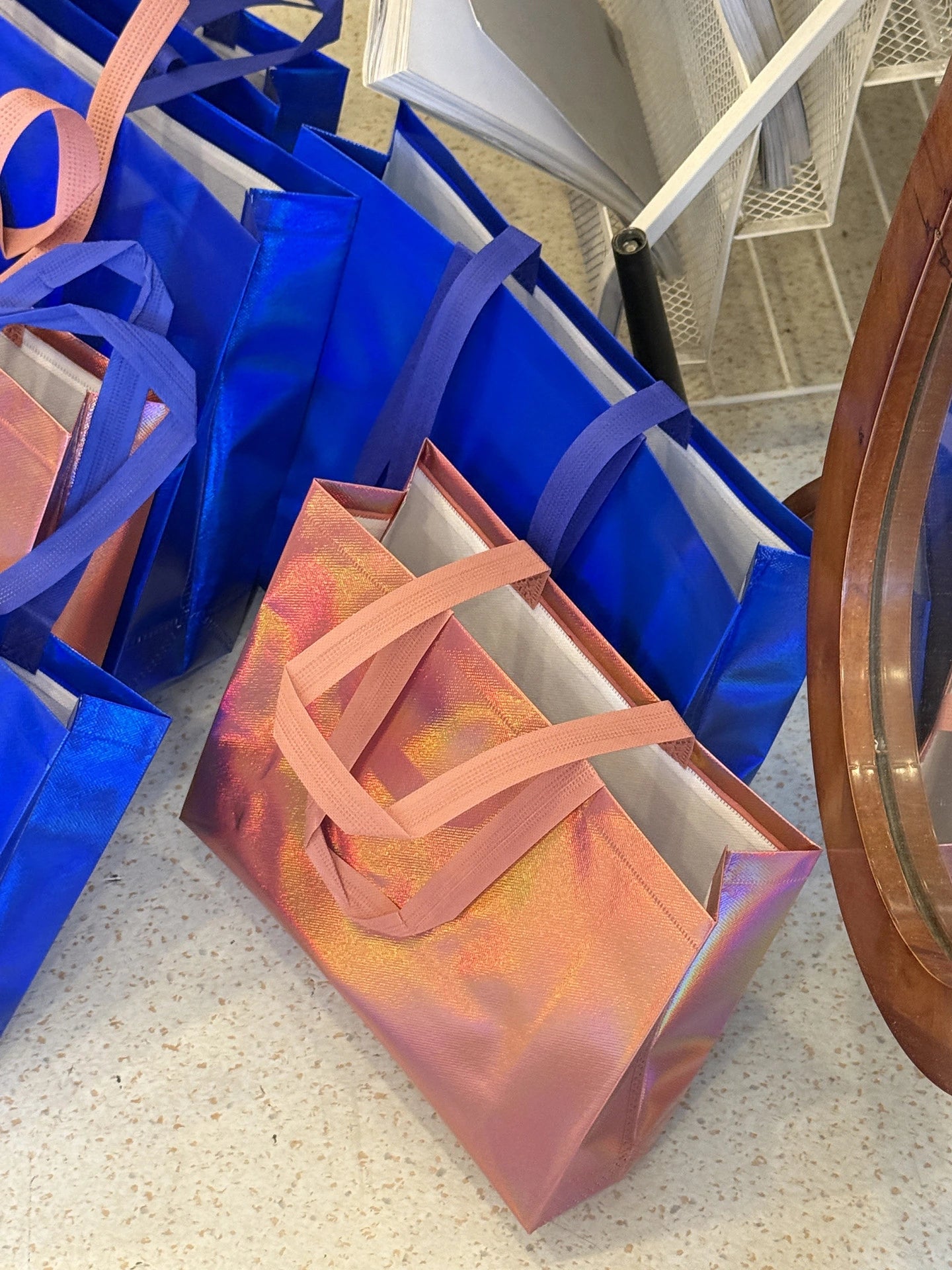 Holographic Non-Woven Tote Bags — 3 Styles product view 4