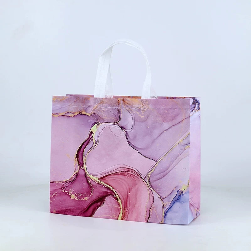 Ink art non-woven tote bag