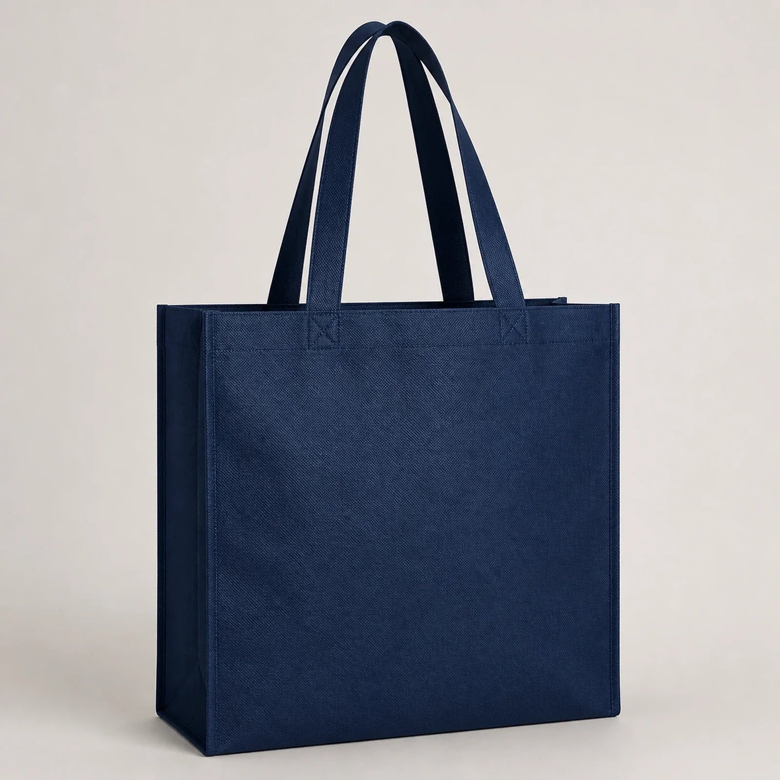 Navy klein blue & navy non-woven tote bags