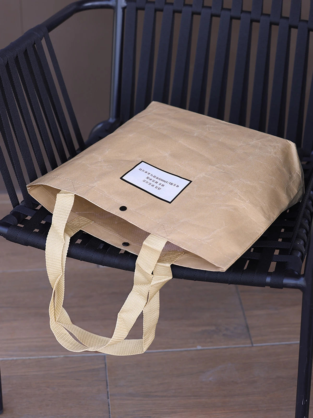 Kraft-Paper Non-Woven Tote Bags — 2 Styles product view 4