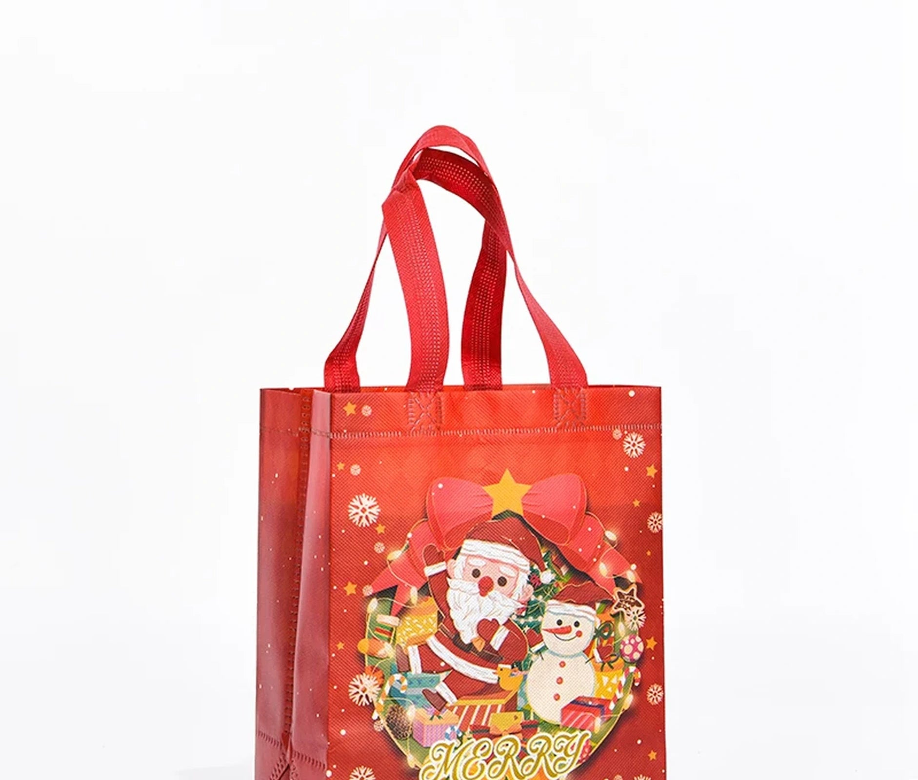 Laminated Non-Woven Christmas Gift Bags with Handles – ready-stock option