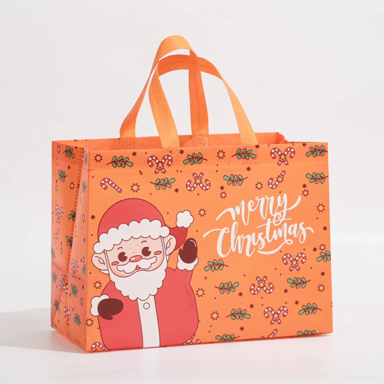 Laminated Non-Woven Christmas Shopping Bags – product view