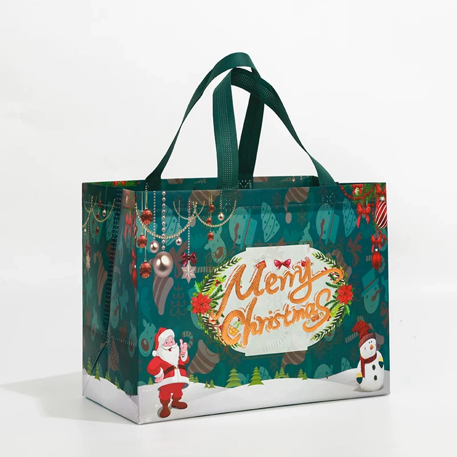 Laminated Non-Woven Christmas Shopping Gift Bags – sample variant