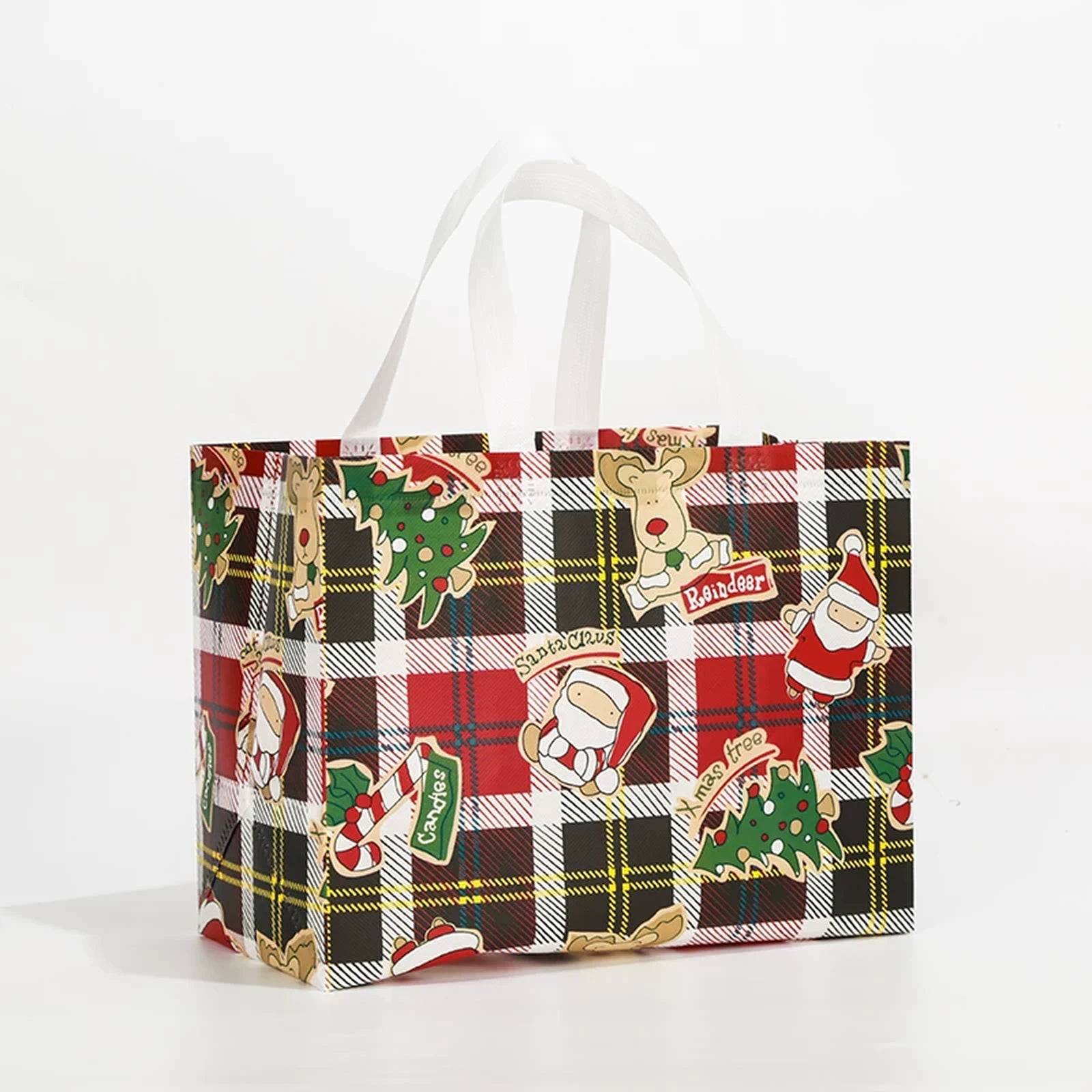 Laminated Non-Woven Christmas Shopping Gift Bags – sample variant