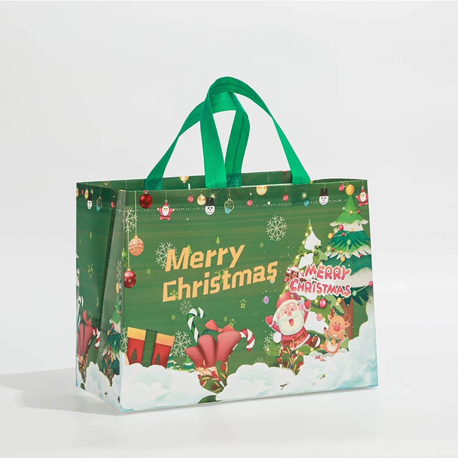 Laminated Non-Woven Christmas Shopping Gift Bags – sample variant