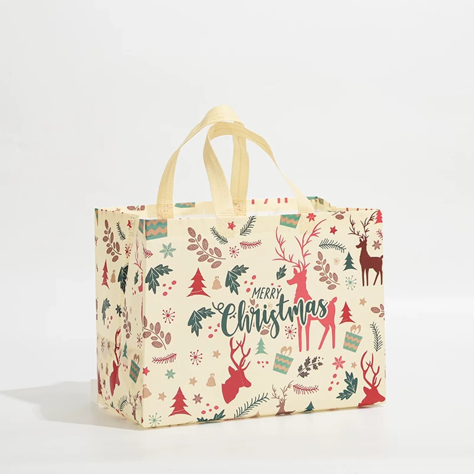 Laminated Non-Woven Christmas Shopping Gift Bags – sample variant