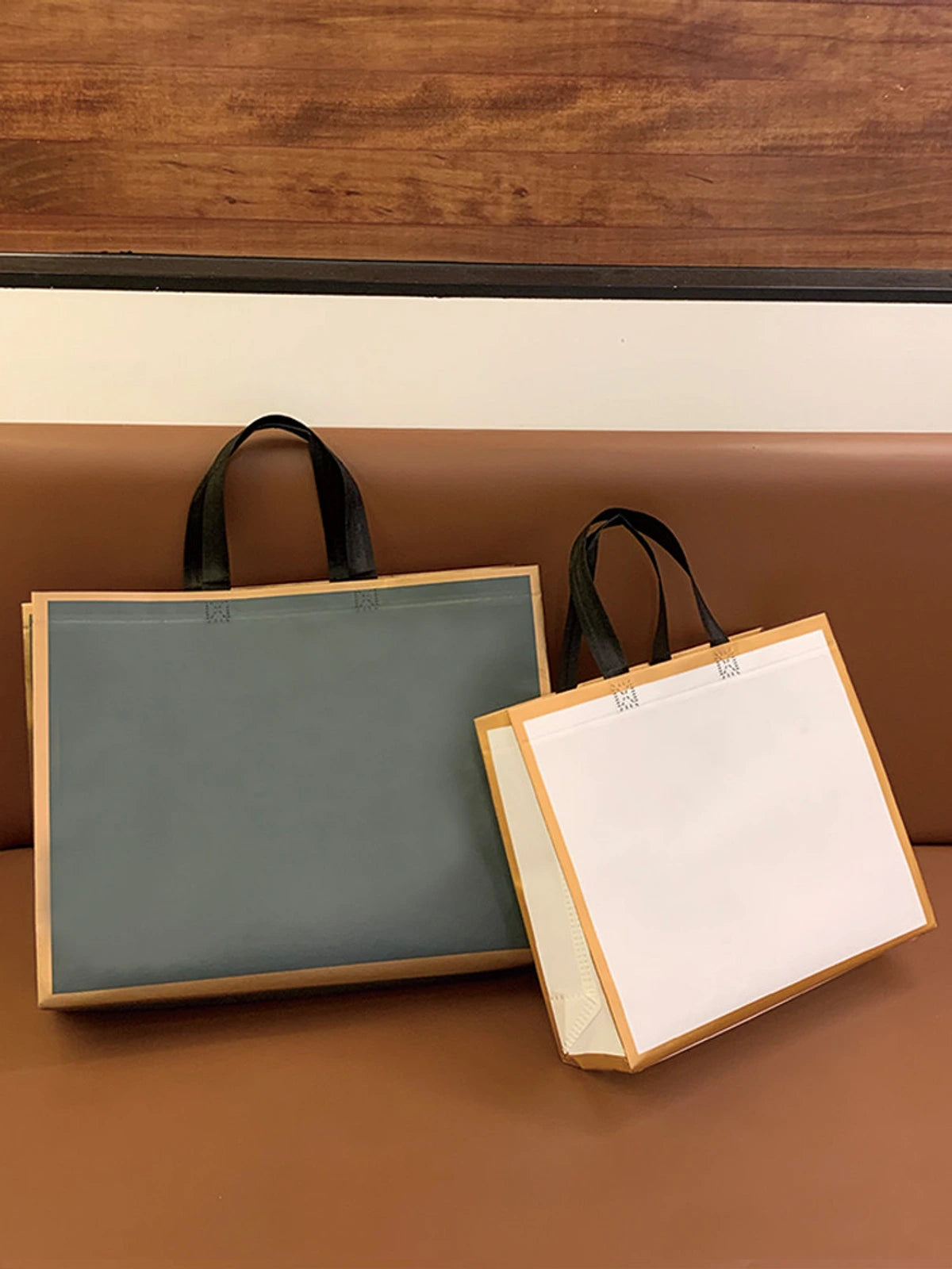 Laminated Non-Woven Garment Packaging Bags — 2 Styles product view 1