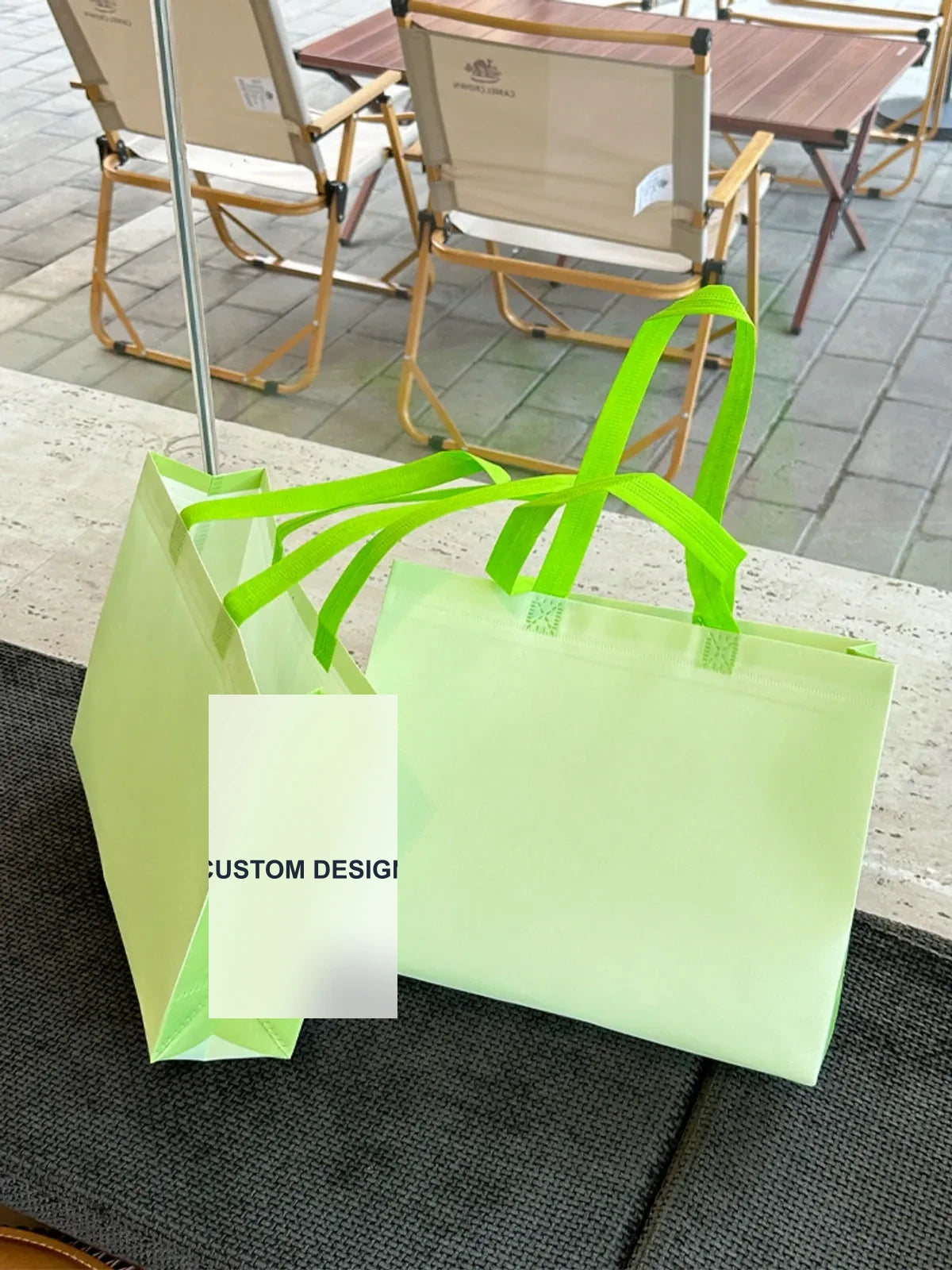 Laminated Non-Woven Tote Bags — 1 Style product view 1