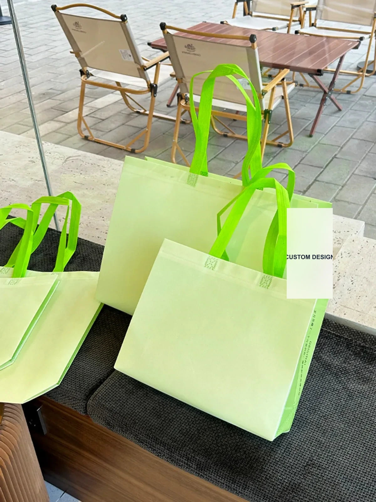 Laminated Non-Woven Tote Bags — 1 Style product view 3