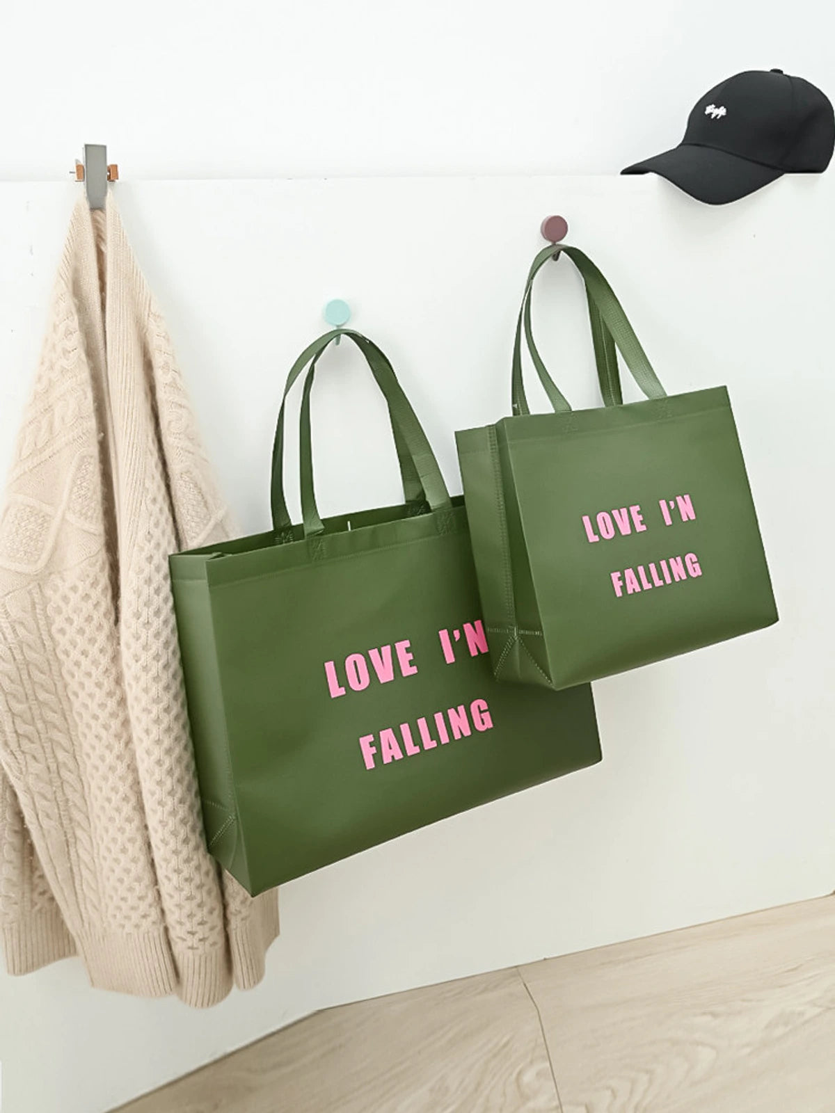 Laminated Non-Woven Tote Bags — 1 Style product view 3