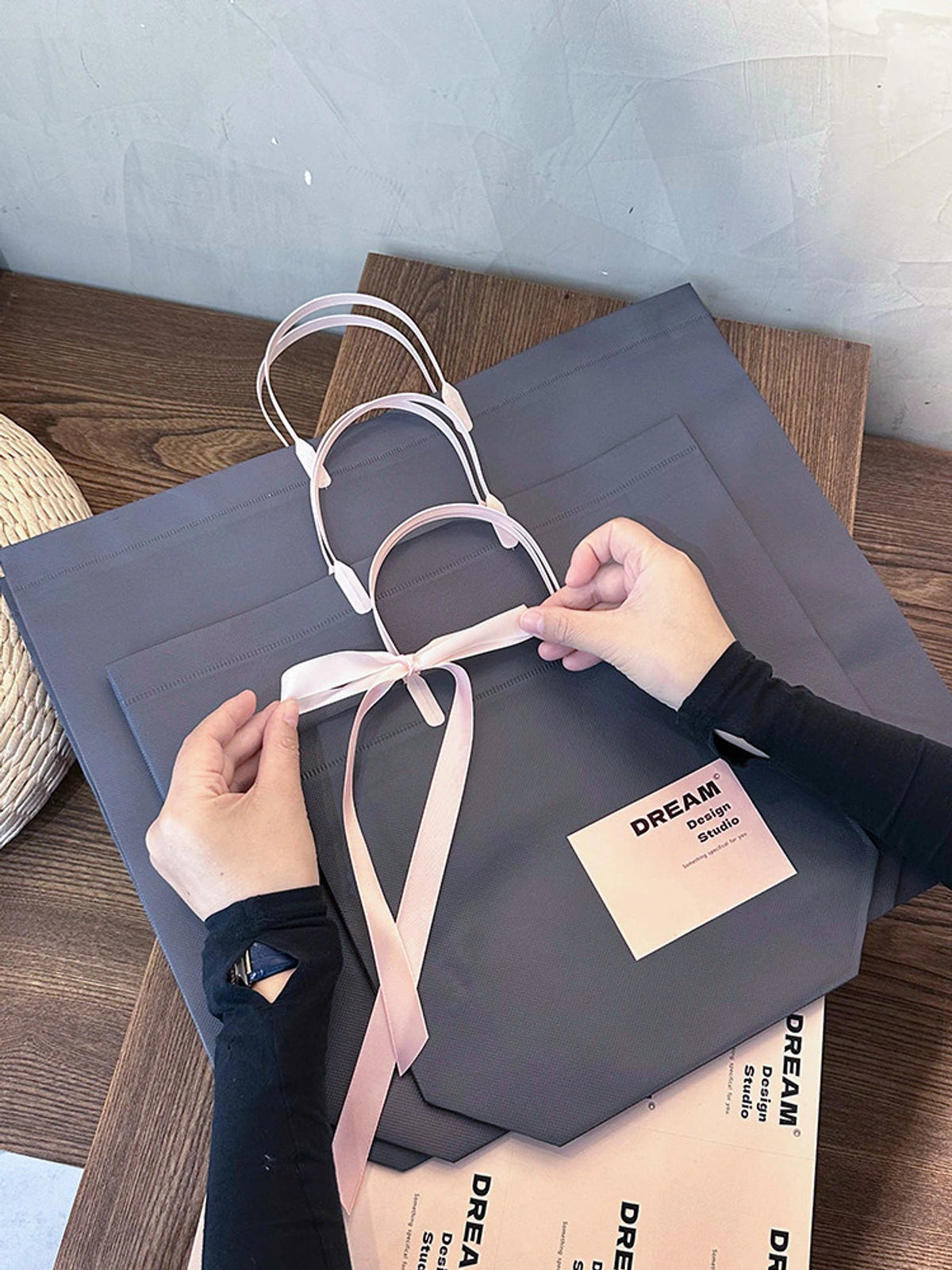 Laminated Non-Woven Tote Bags — 1 Style product view 3