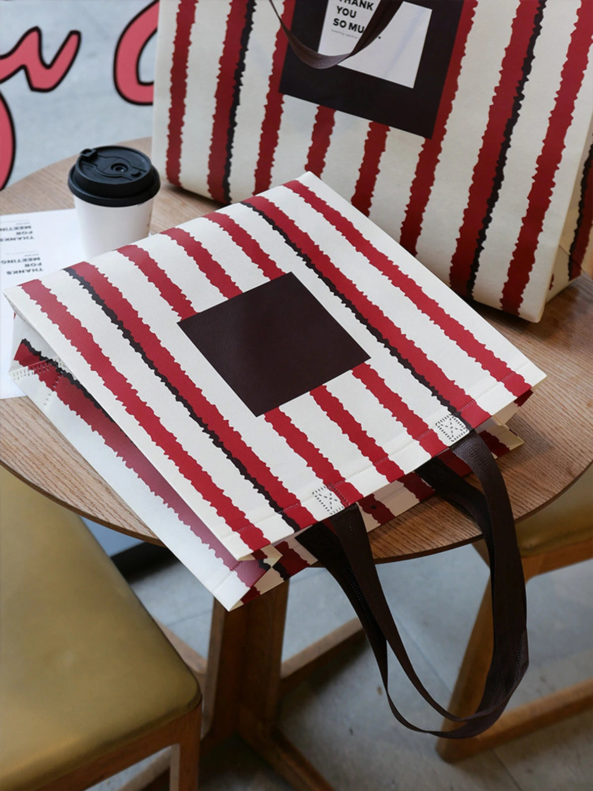 Laminated Non-Woven Tote Bags — 1 Style product view 3