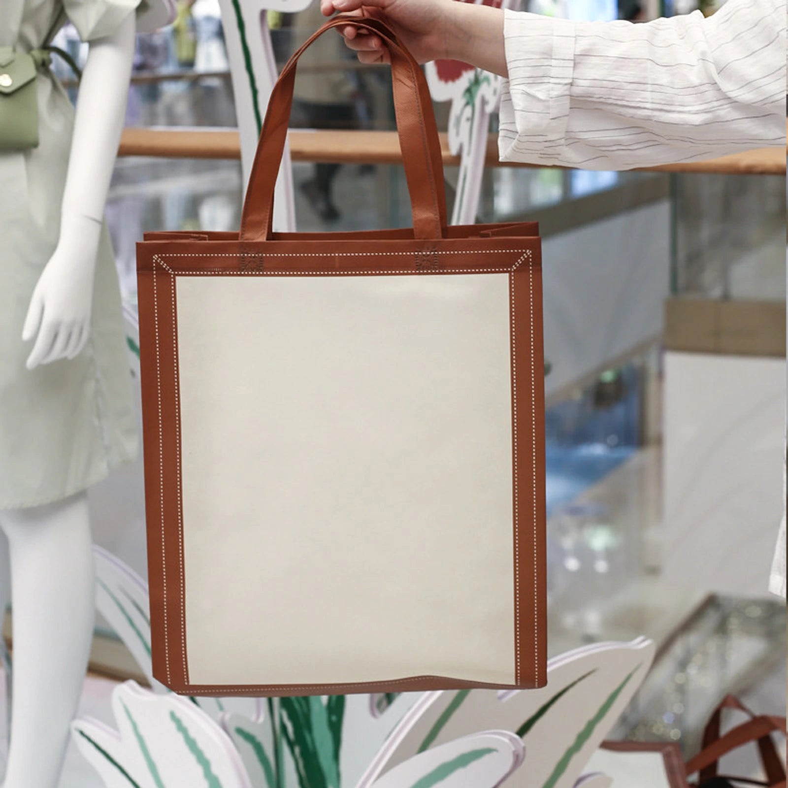 Laminated Non-Woven Tote Bags — 1 Style product view 5