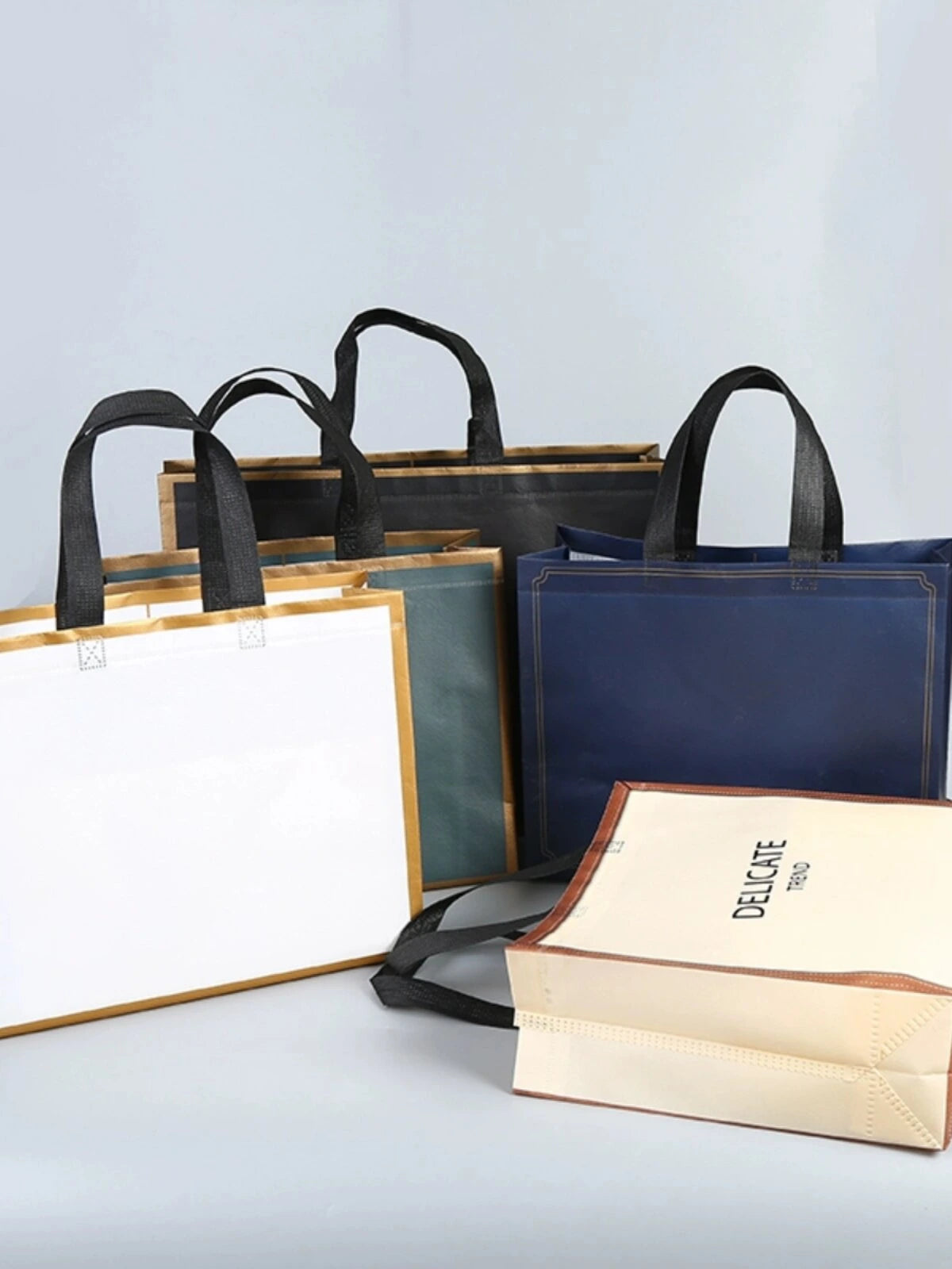 Laminated Non-Woven Tote Bags — 19 Designs product view 2