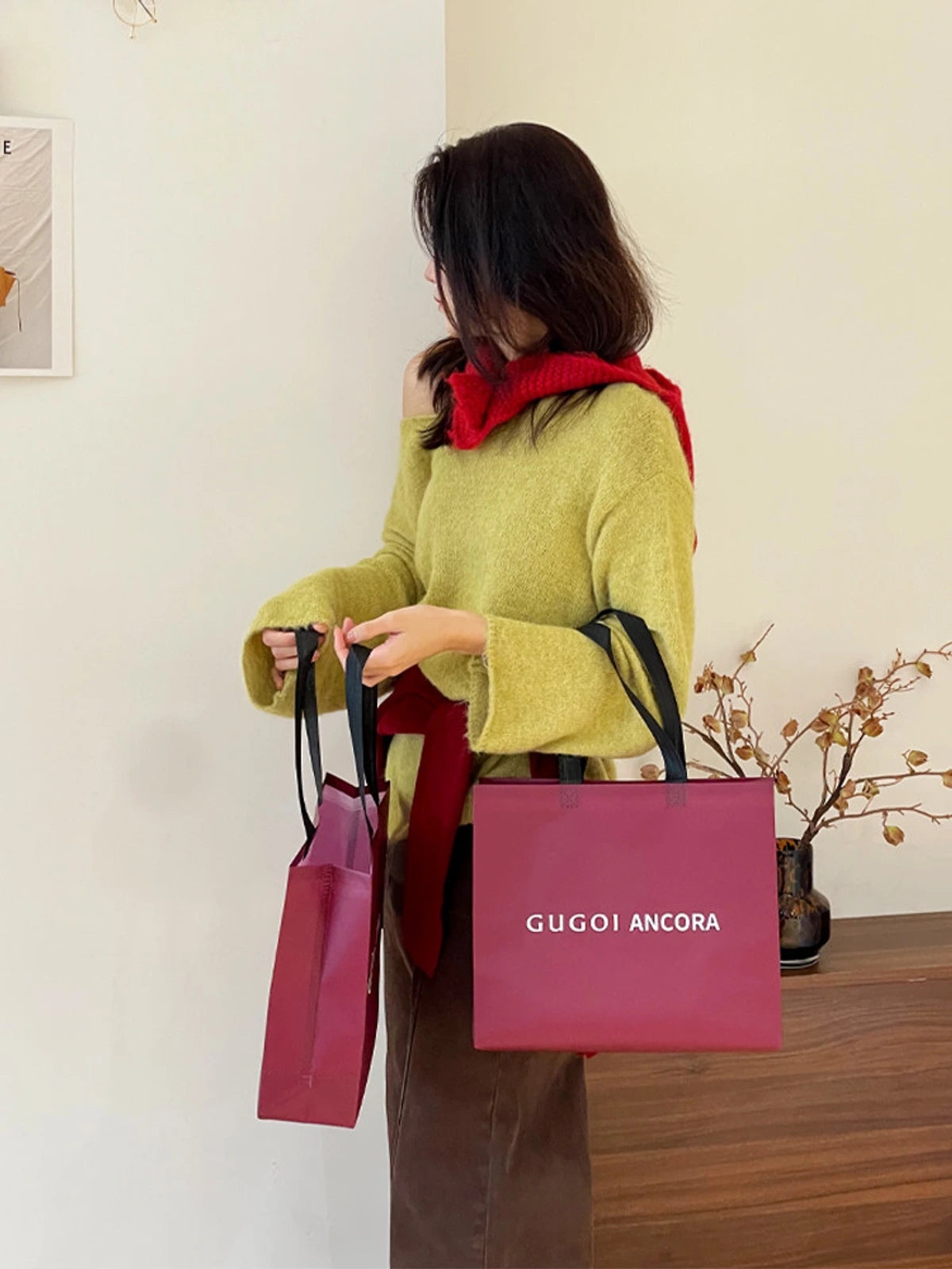 Laminated Non-Woven Tote Bags — 2 Styles product view 2