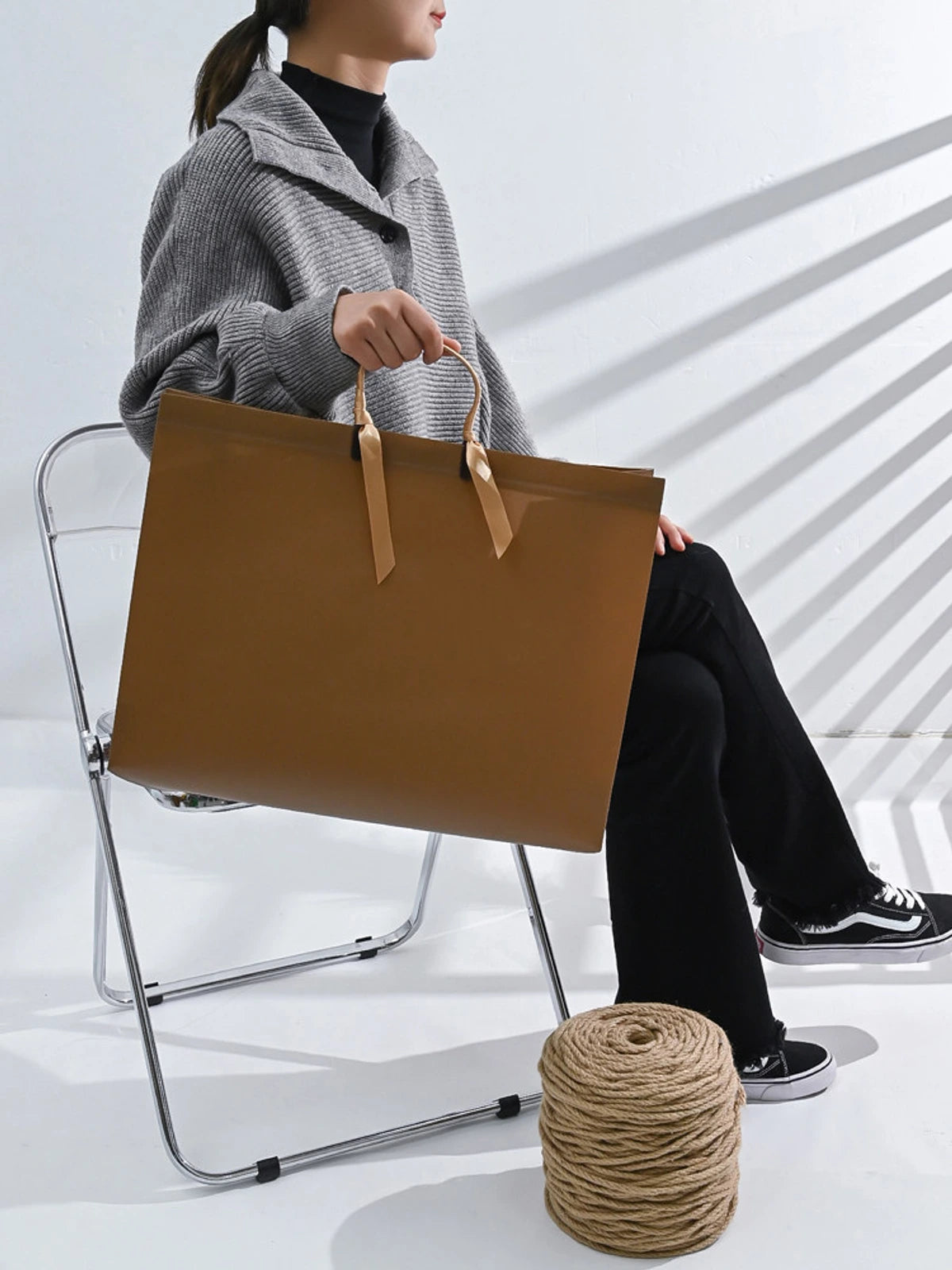 Laminated Non-Woven Tote Bags — 2 Styles product view 2
