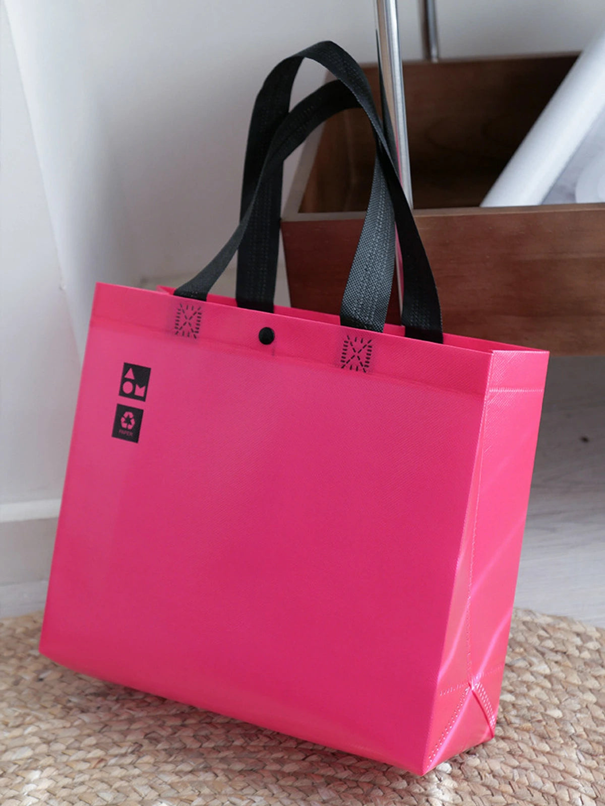 Laminated Non-Woven Tote Bags — 2 Styles product view 2
