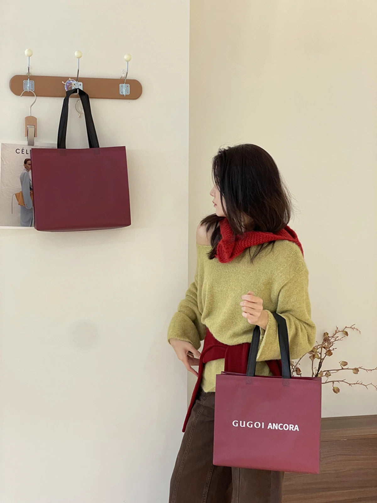 Laminated Non-Woven Tote Bags — 2 Styles product view 4