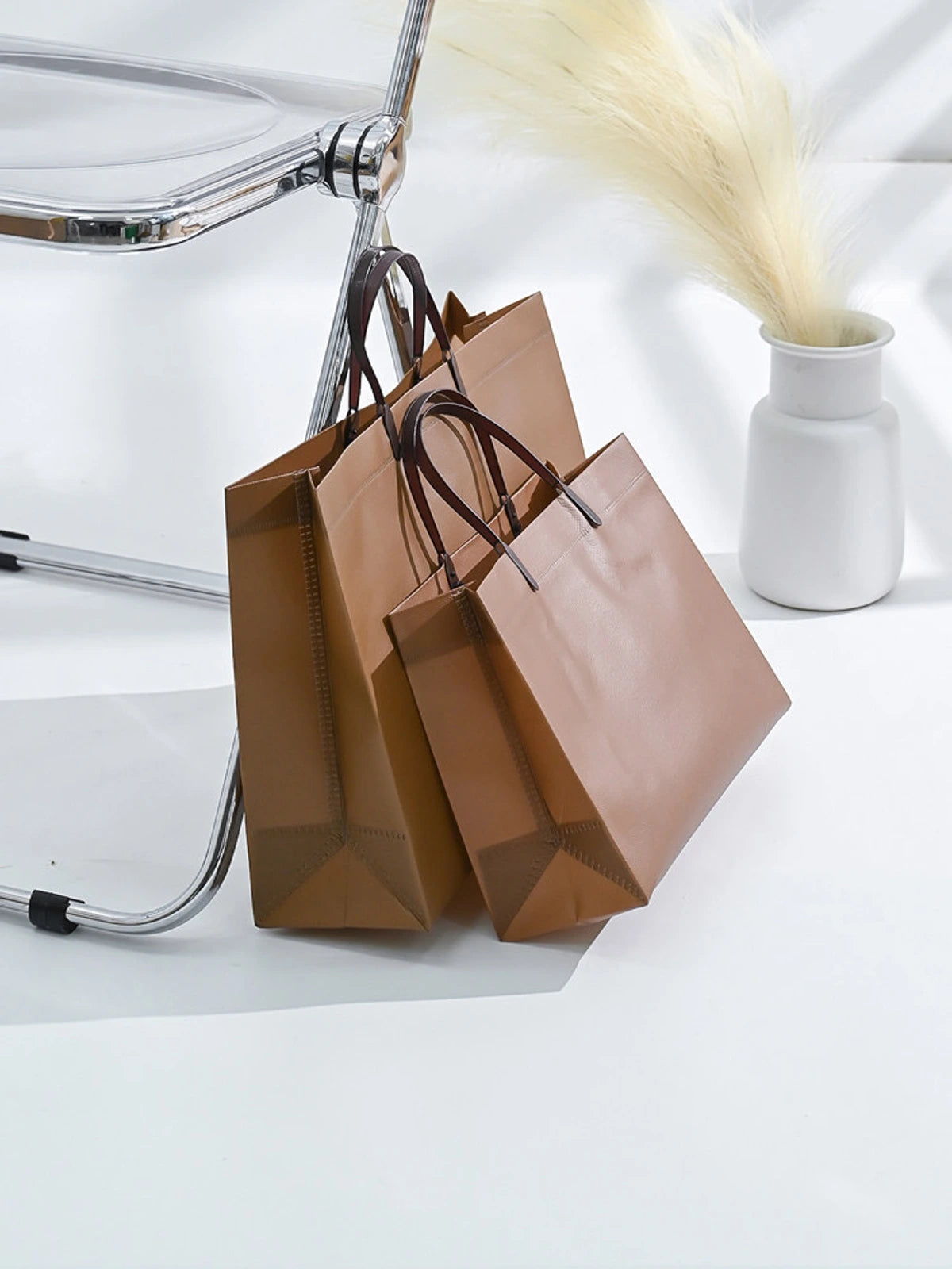 Laminated Non-Woven Tote Bags — 2 Styles product view 4
