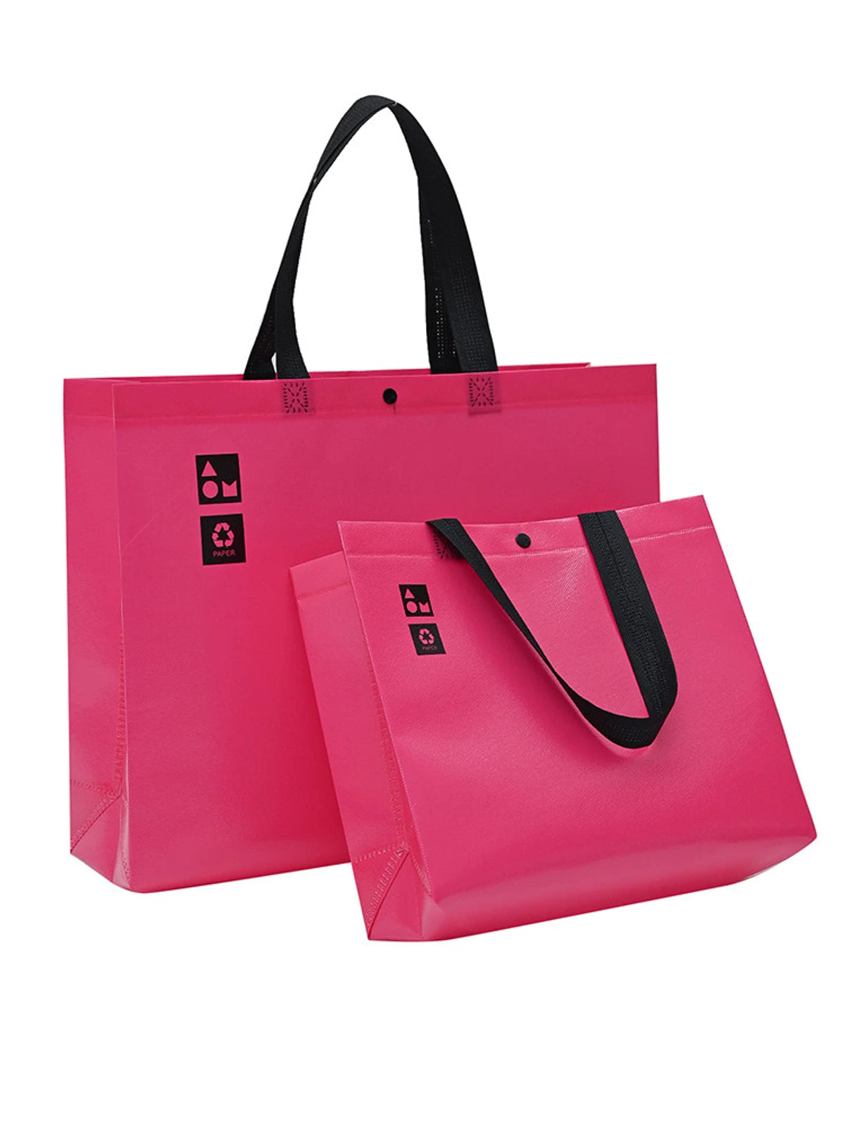 Laminated Non-Woven Tote Bags — 2 Styles product view 5